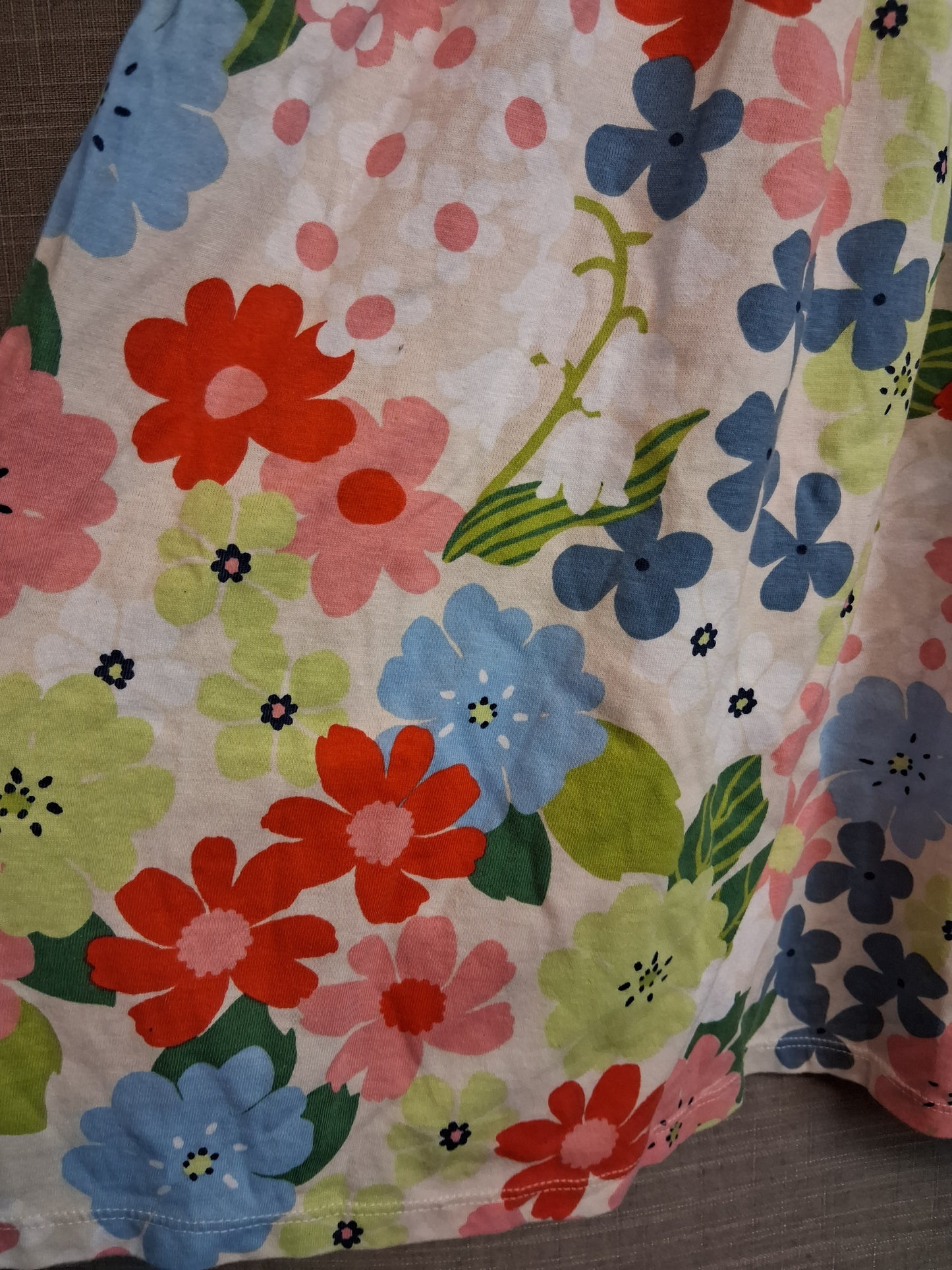 H&M Girls Sleeveless Jersey Floral Sun Dress Age 8-10 Years