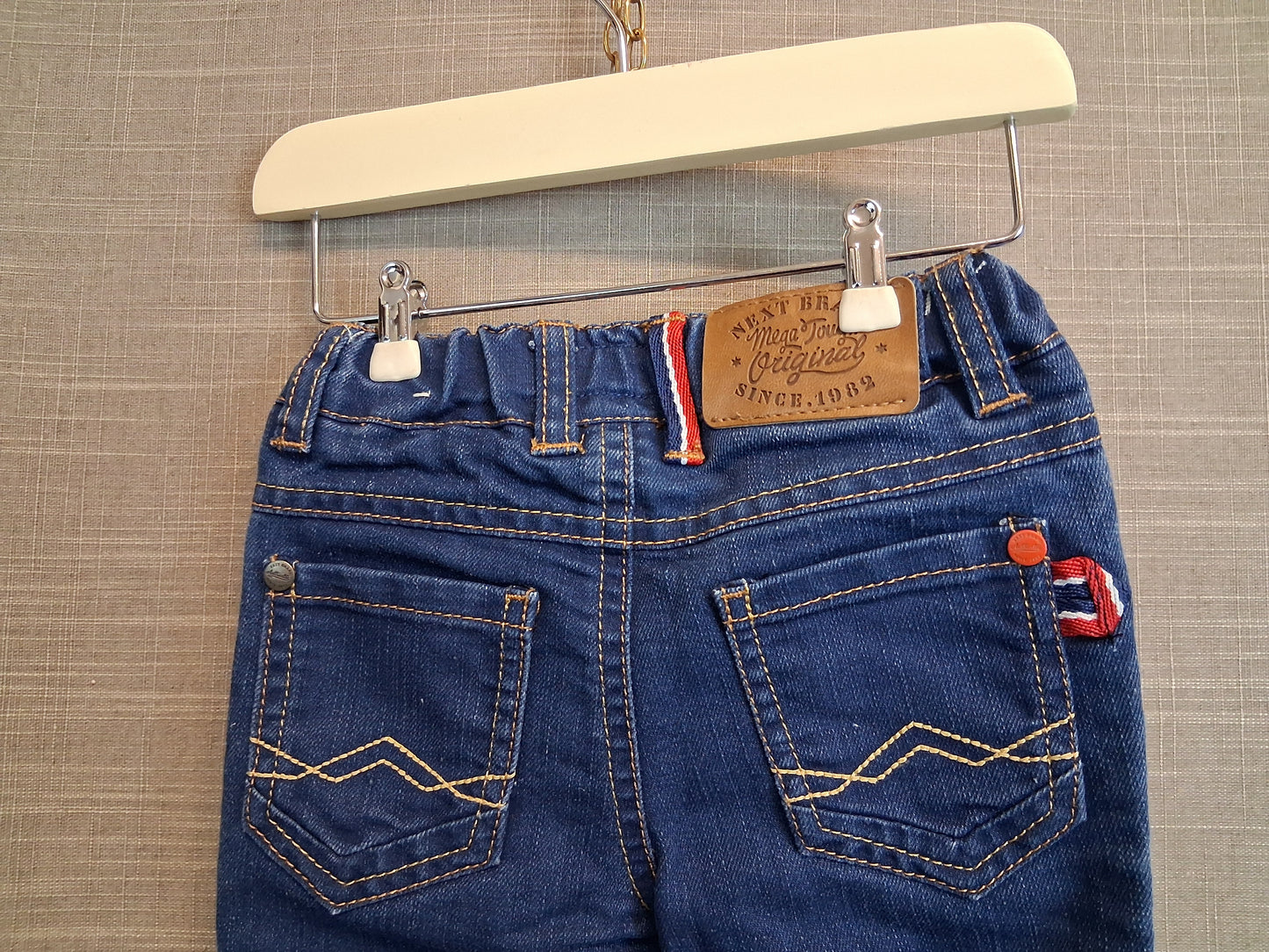 Next Boys Blue Denim Jeans Age 3-6 Months