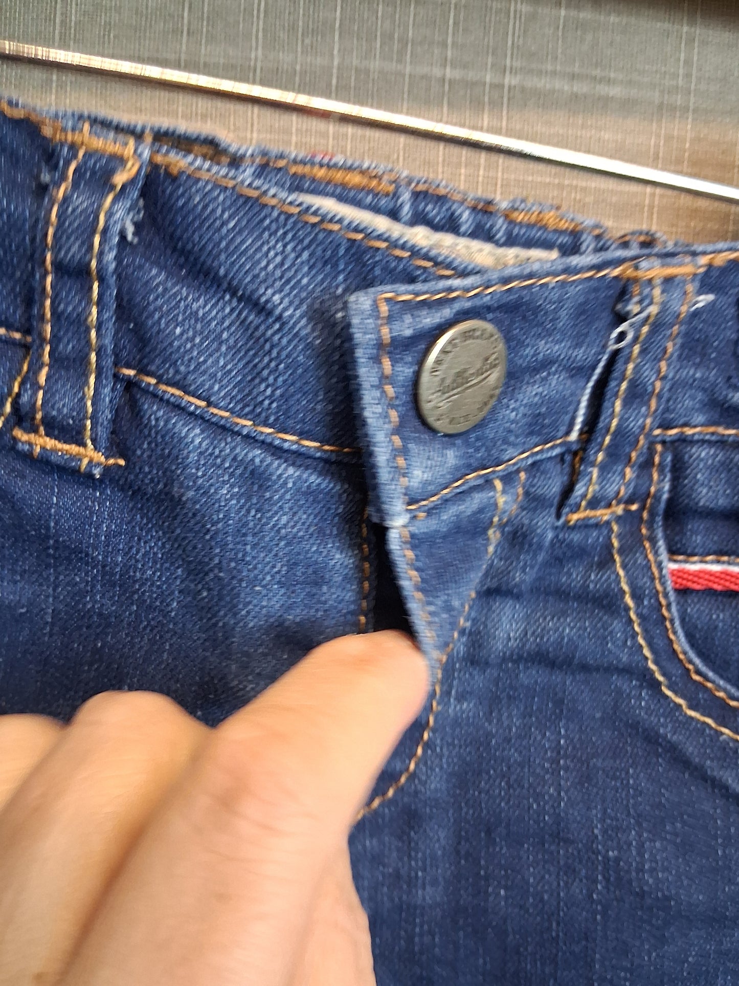 Next Boys Blue Denim Jeans Age 3-6 Months