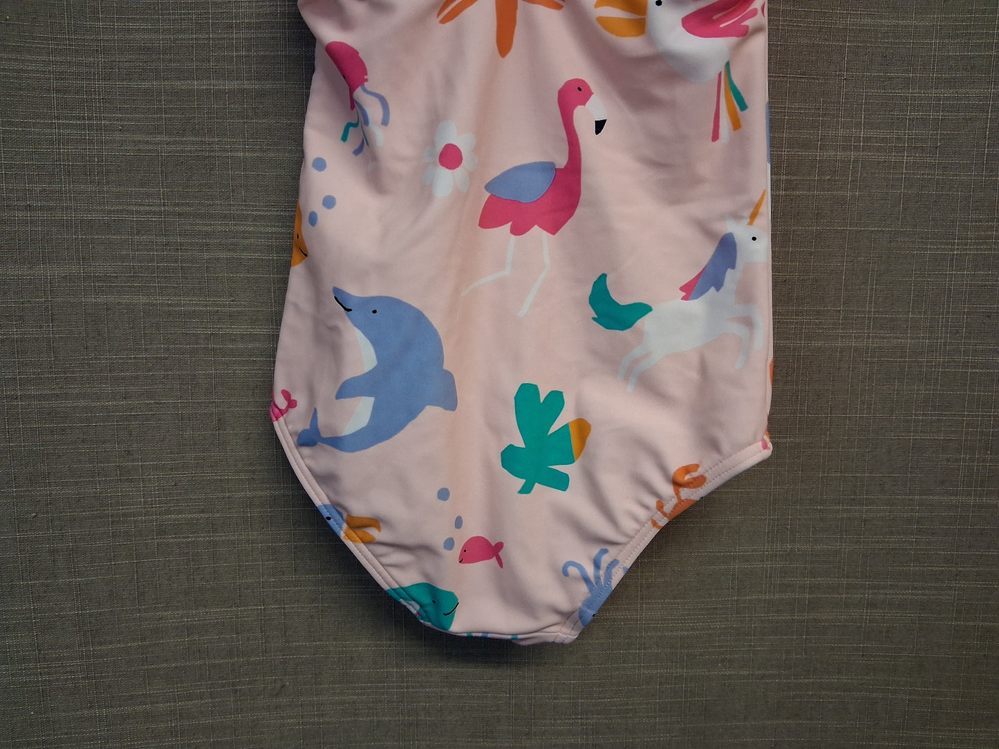 Marks and Spencer Pink Animals Swimsuit One Piece Age 2-3 Years
