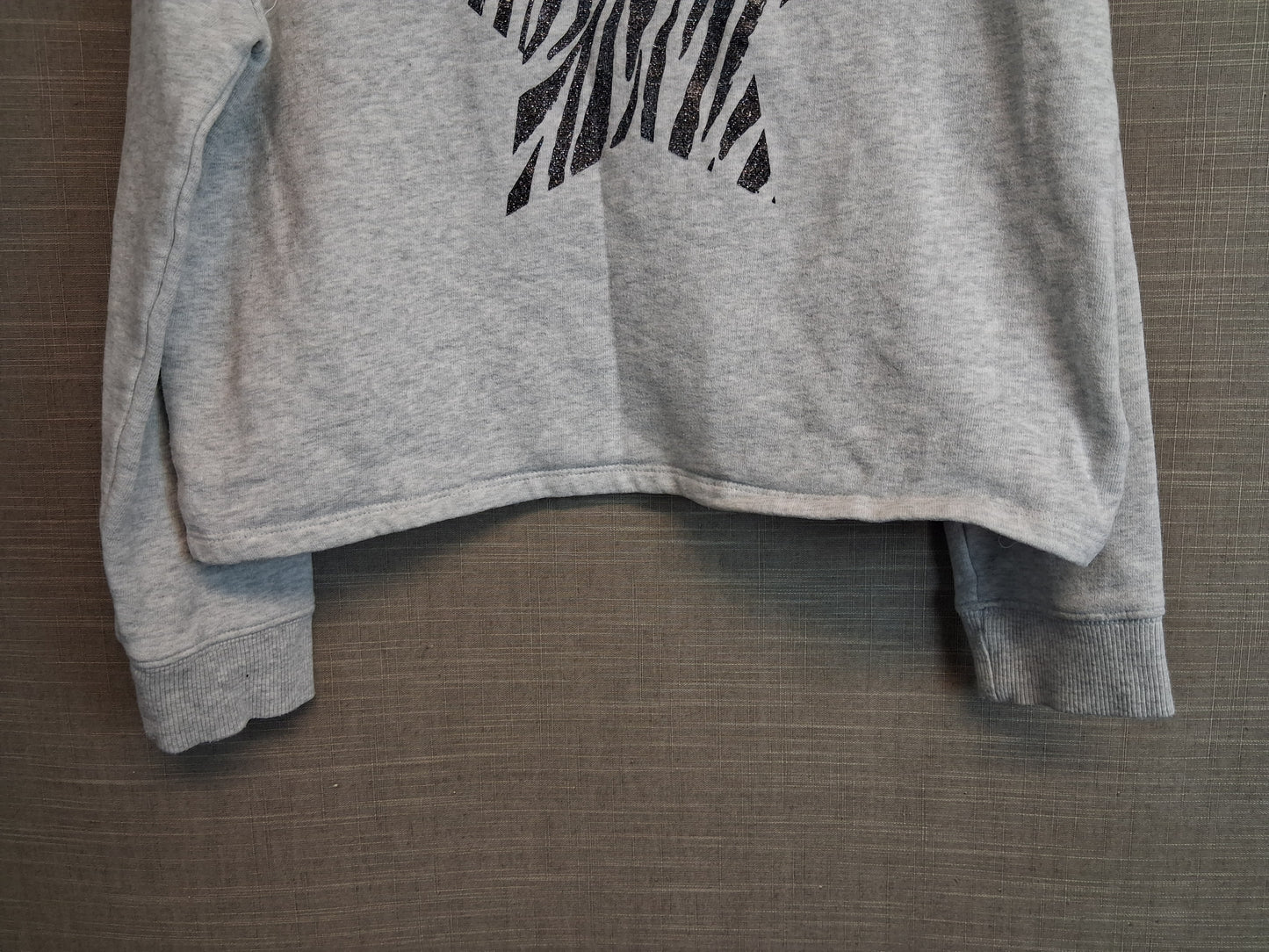 Next Girls Grey Sweater Age 12 Years Star Print