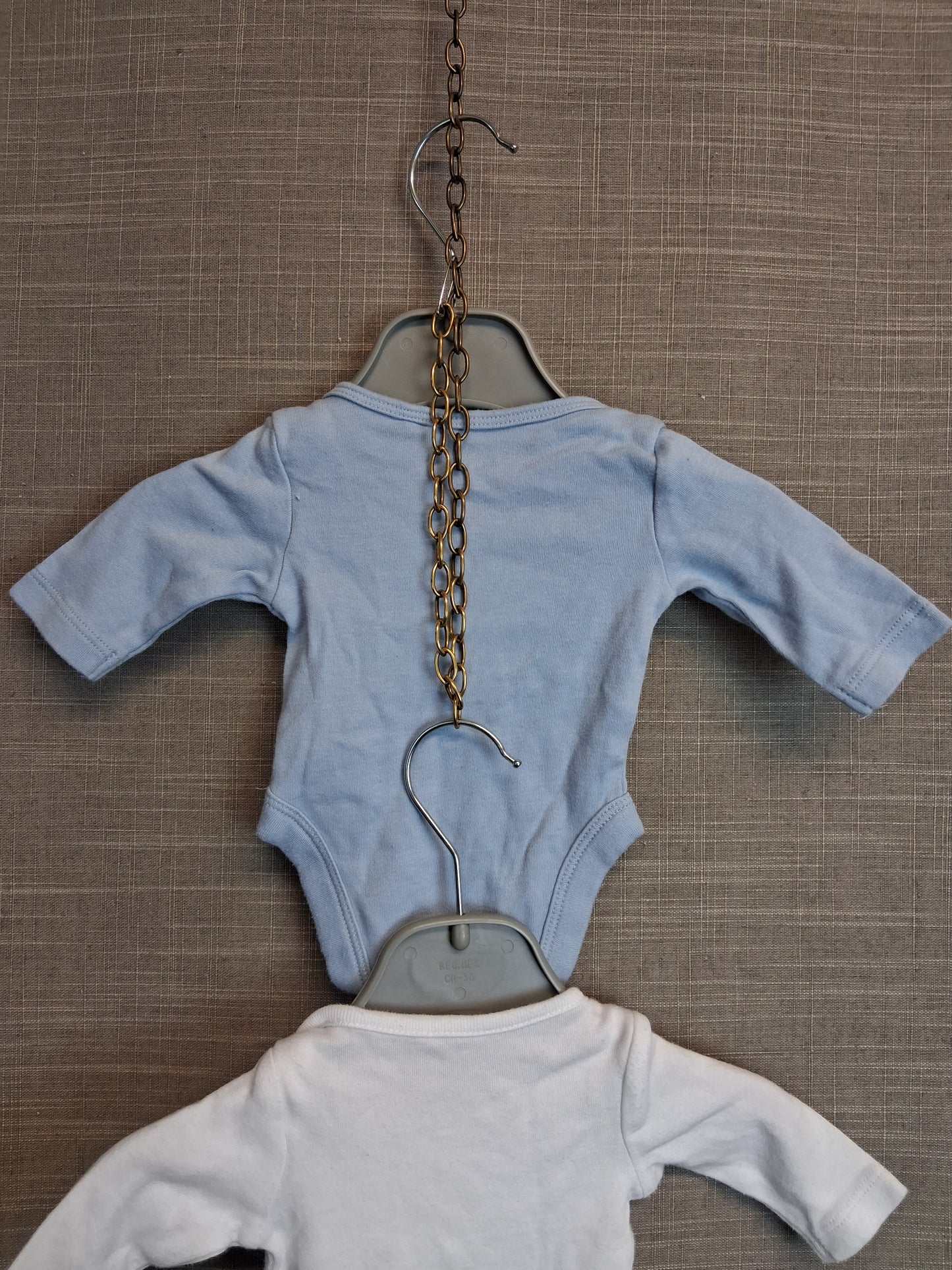 F&F Boys Long Sleeve Bodysuits X2 Age Tiny Baby