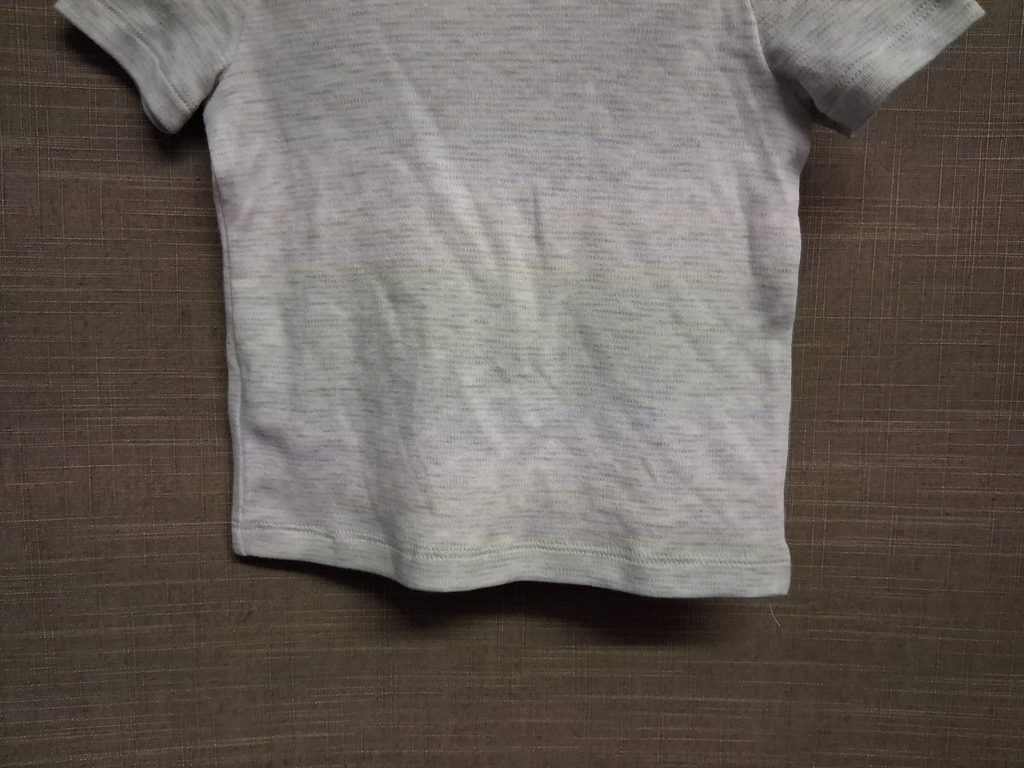 F&F Boys Daddy's Little Bestie Grey Short Sleeve T-Shirt Age 3-6 Months