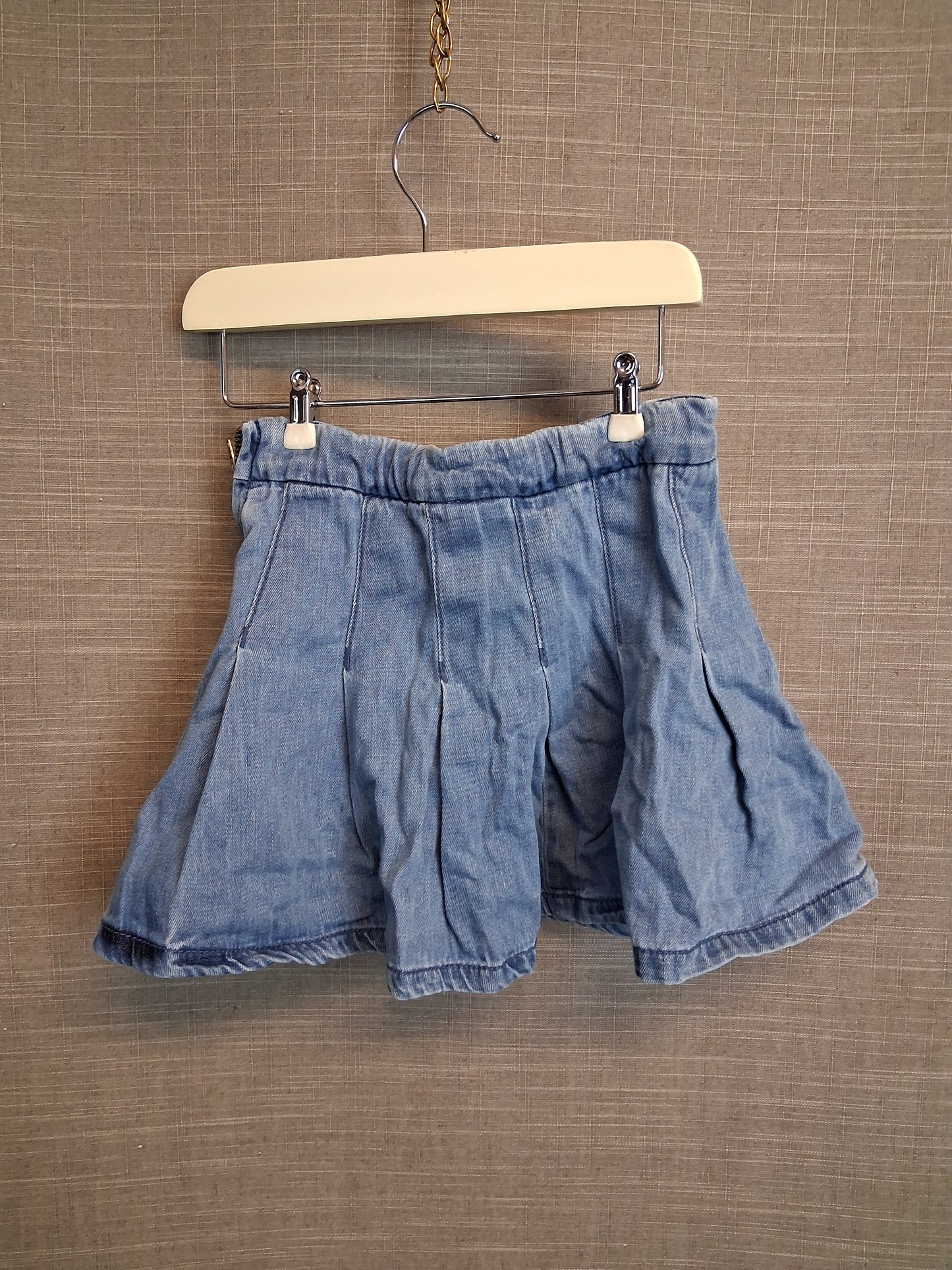 Next Girl A Line Denim Skirt Side Zip Age 3 Years