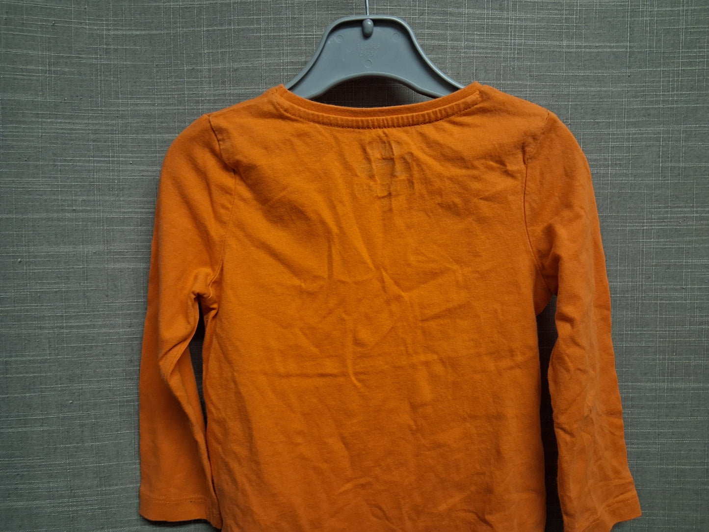 F&F Halloween Theme Orange Long Sleeve T-Shirt Age 18-24 Months