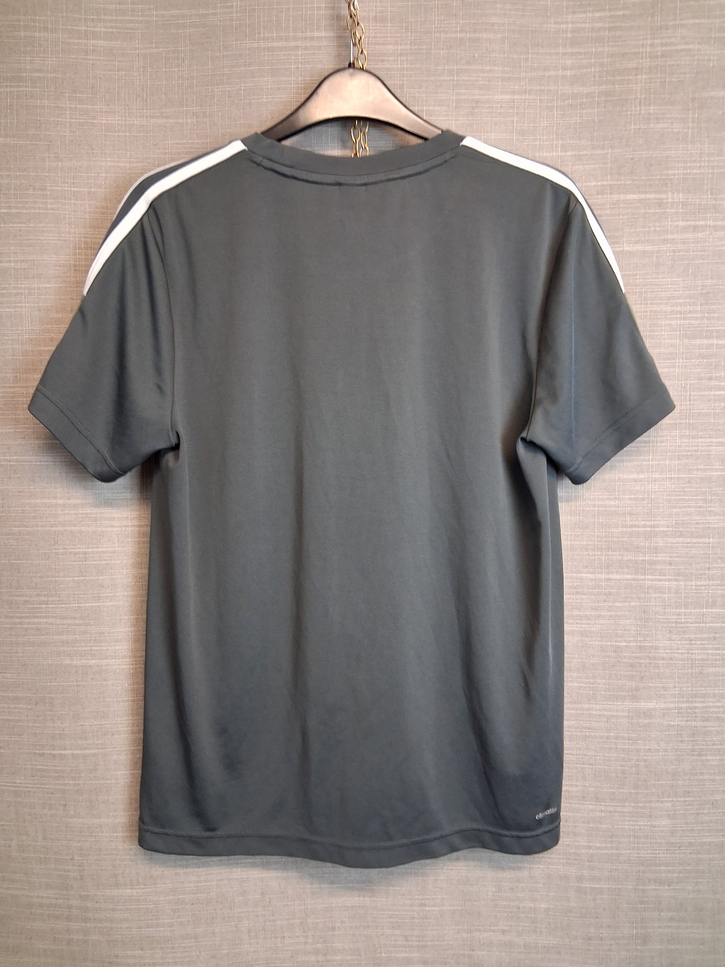 Adidas Boys Grey Short Sleeve T-Shirt Age 13-14 Years