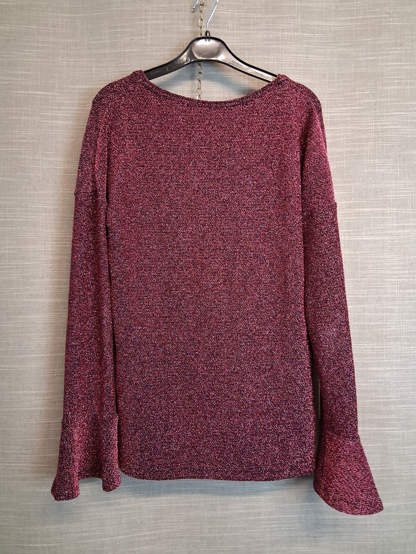 Nutmeg Girl Pink Glittery Long Sleeve Top Age 13-14 Years