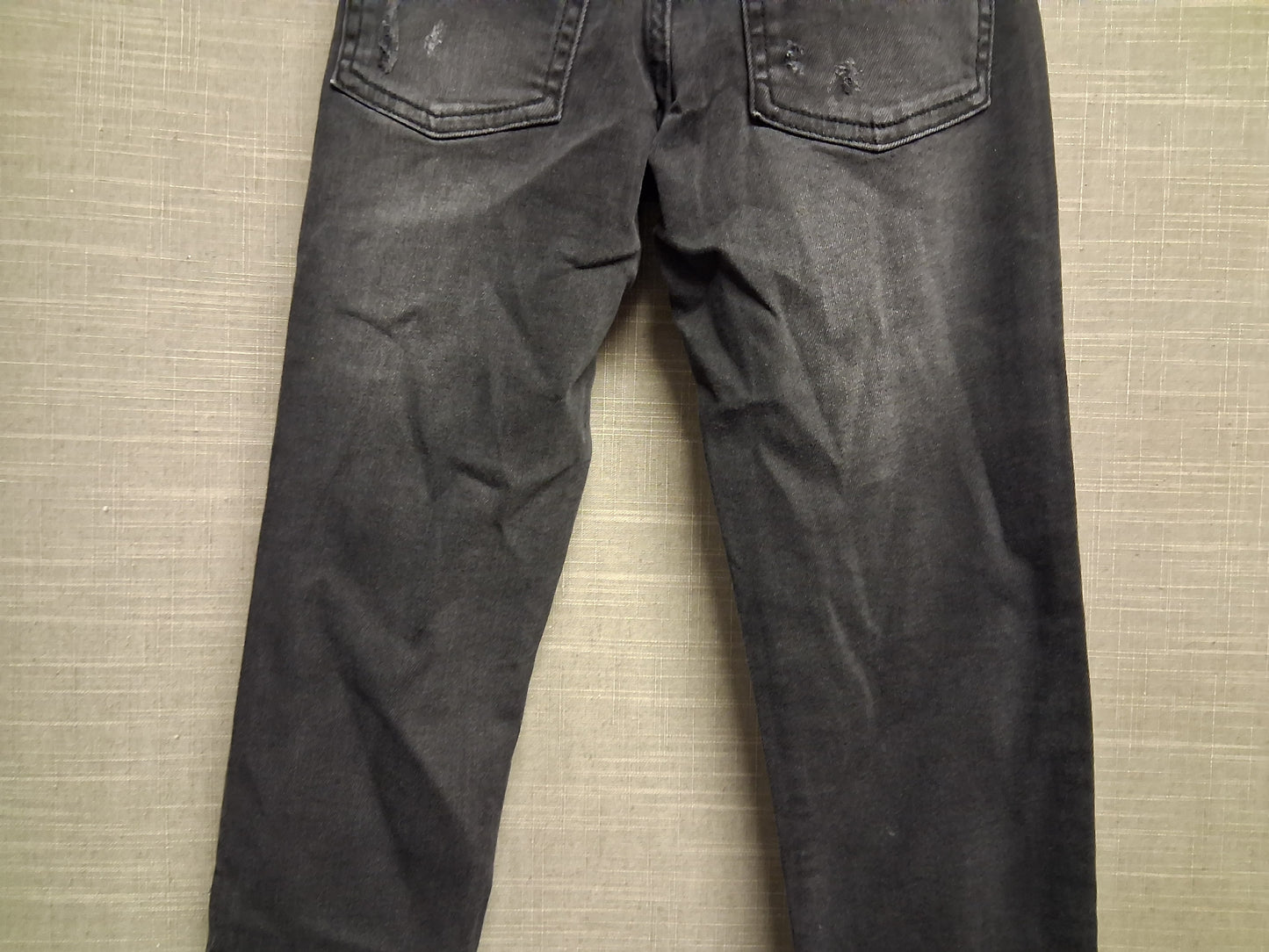 Zara Boys Black Distressed Jeans Age 8 Years