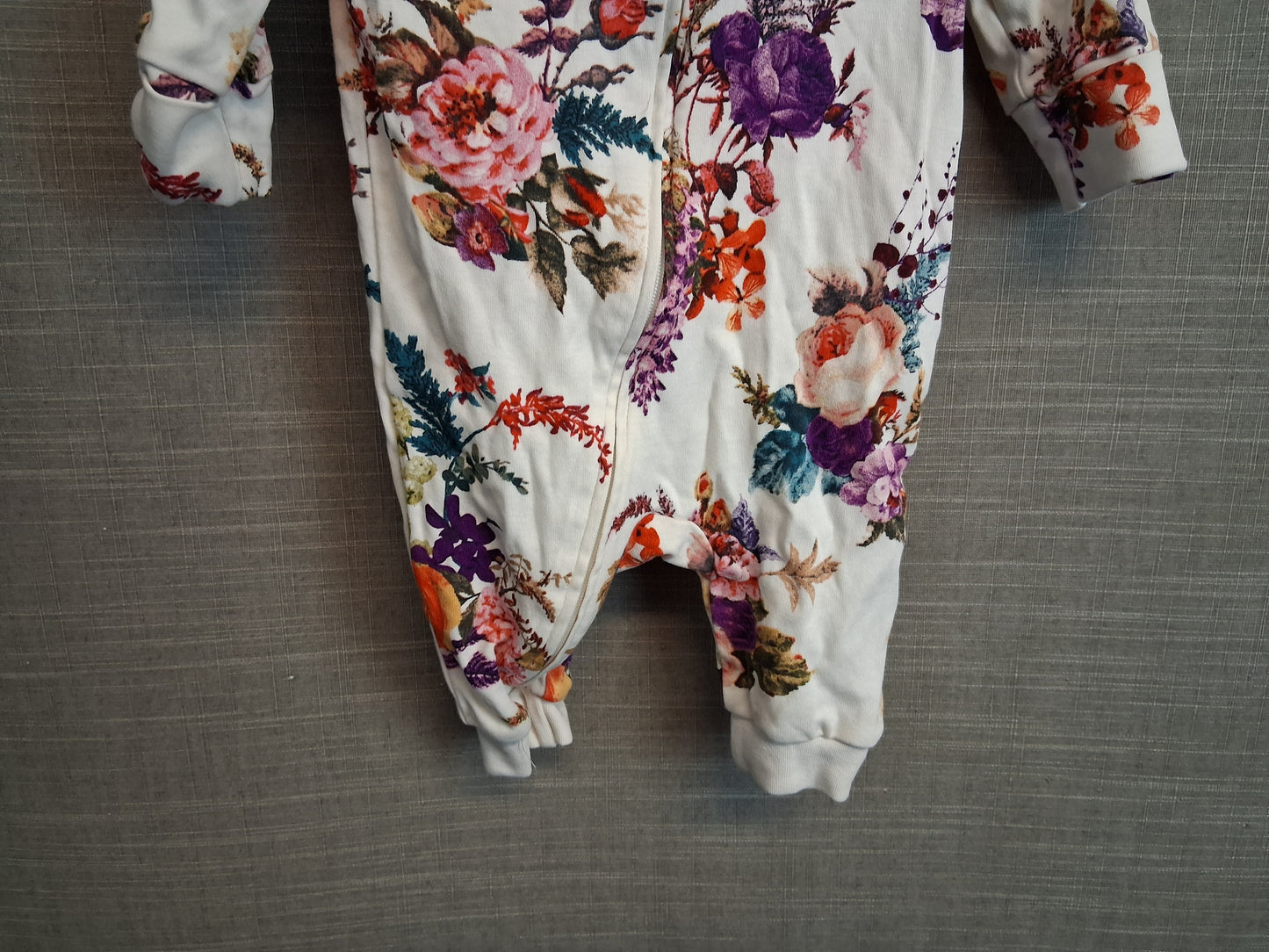 Next Girls Sleepsuits One Piece X2 Multicolour Floral Age 0-3 Months
