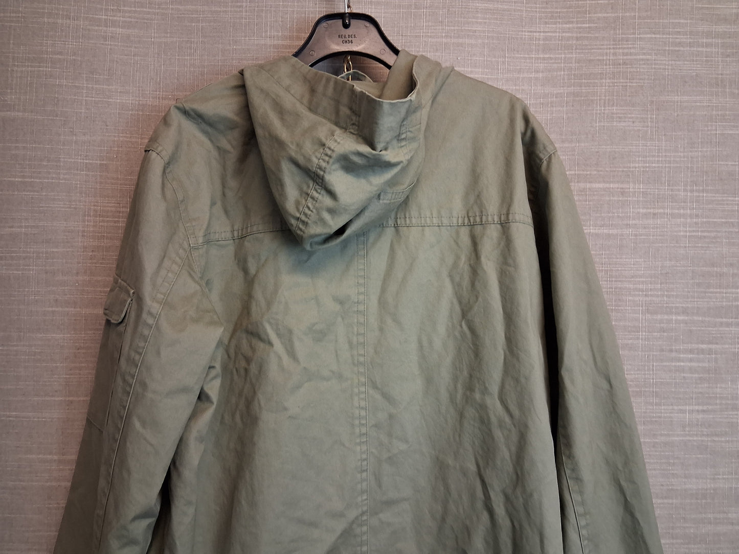 Primark Girls Khaki Parka Style Coat Jacket Age 13-14 Years