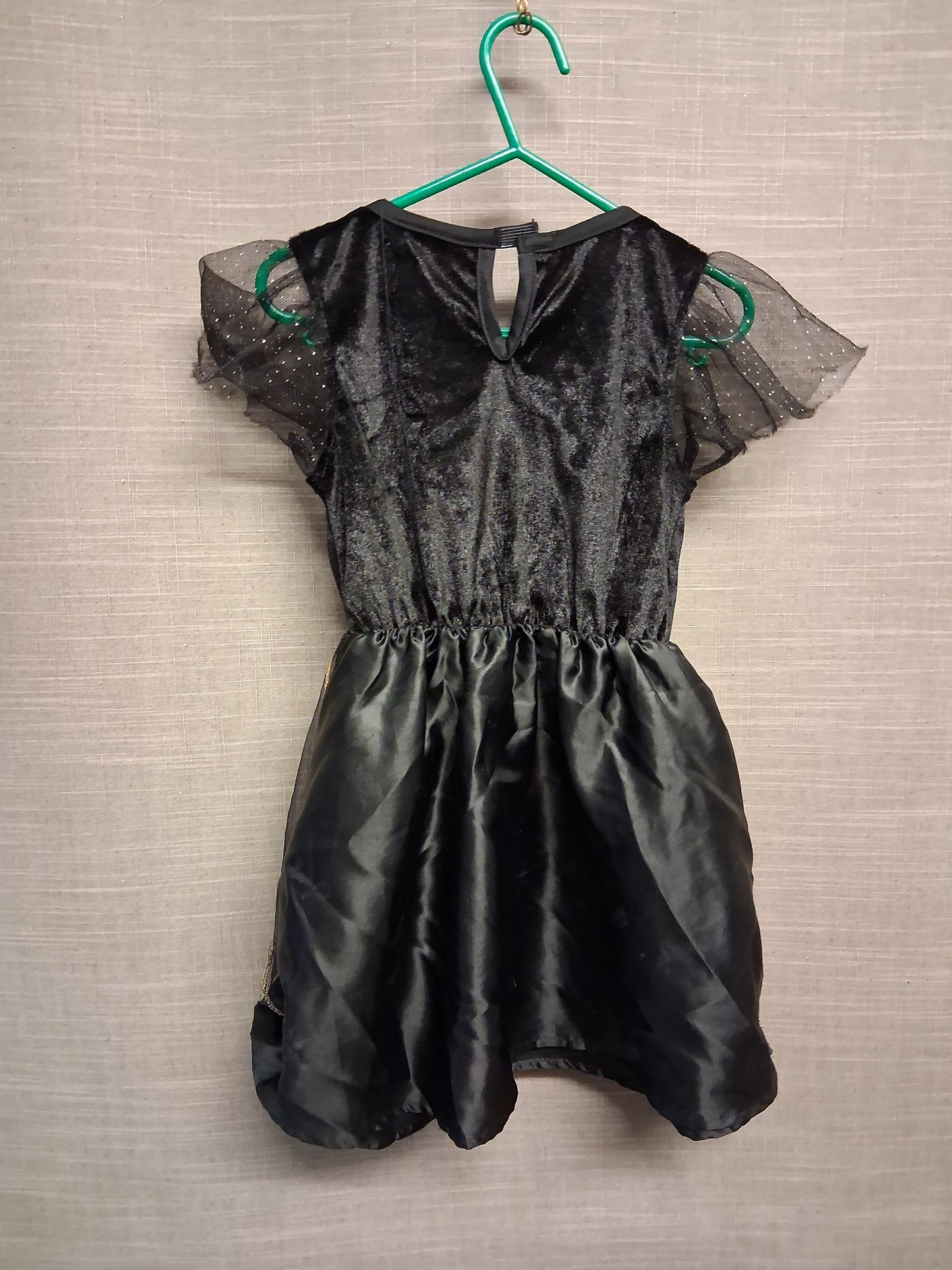 George Girls Halloween Witches Costume with tights Age 3-4 Years