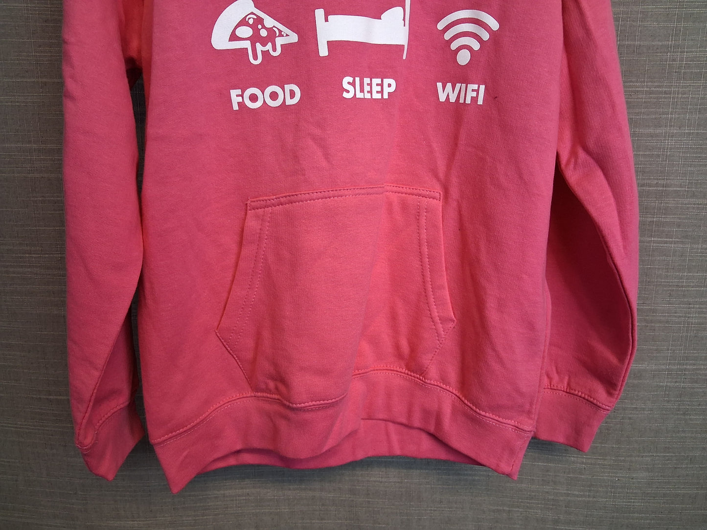 Just Hoods Girls Hoodie Pink Jersey Age 9-11 Years