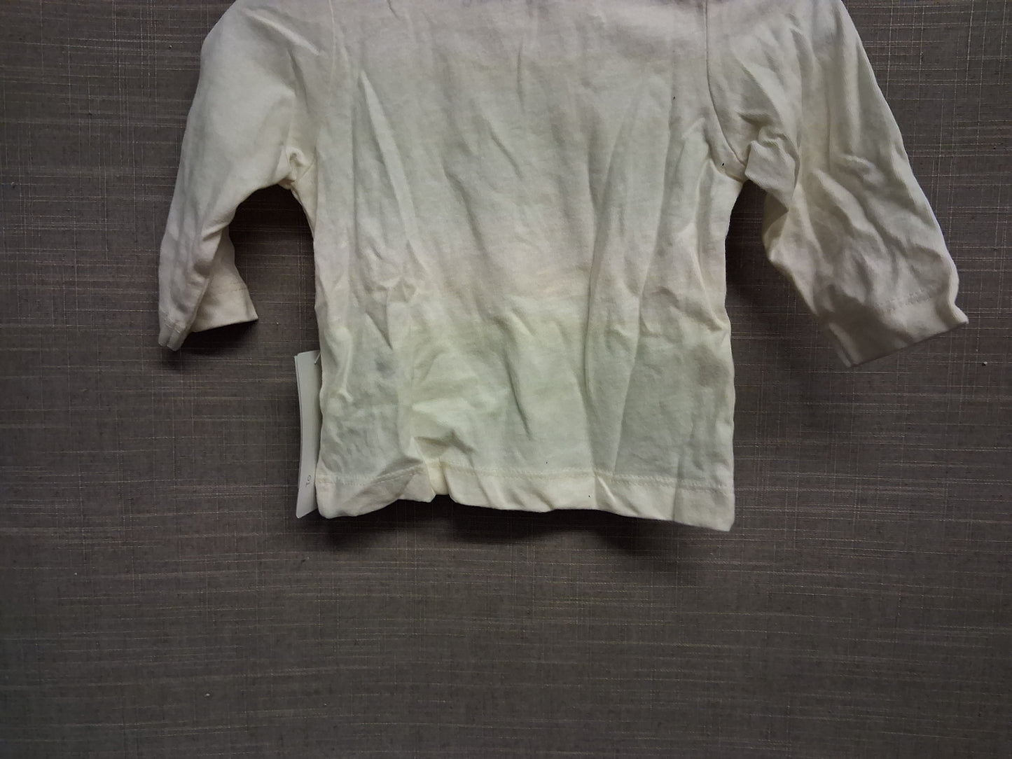 Nutmeg Baby 'My First Halloween' Long Sleeve Cream T-Shirt Age 0-3 Months New