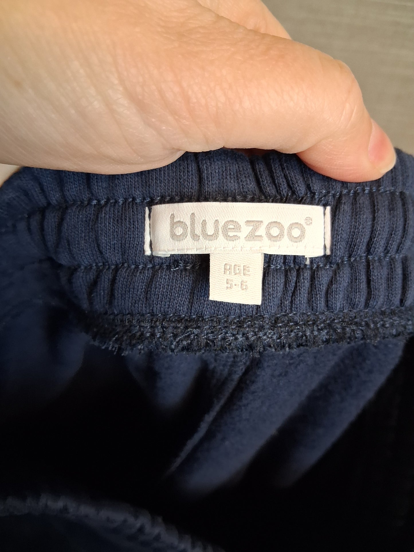 Blue Zoo Boys Navy Jersey Joggers Age 5-6 Years
