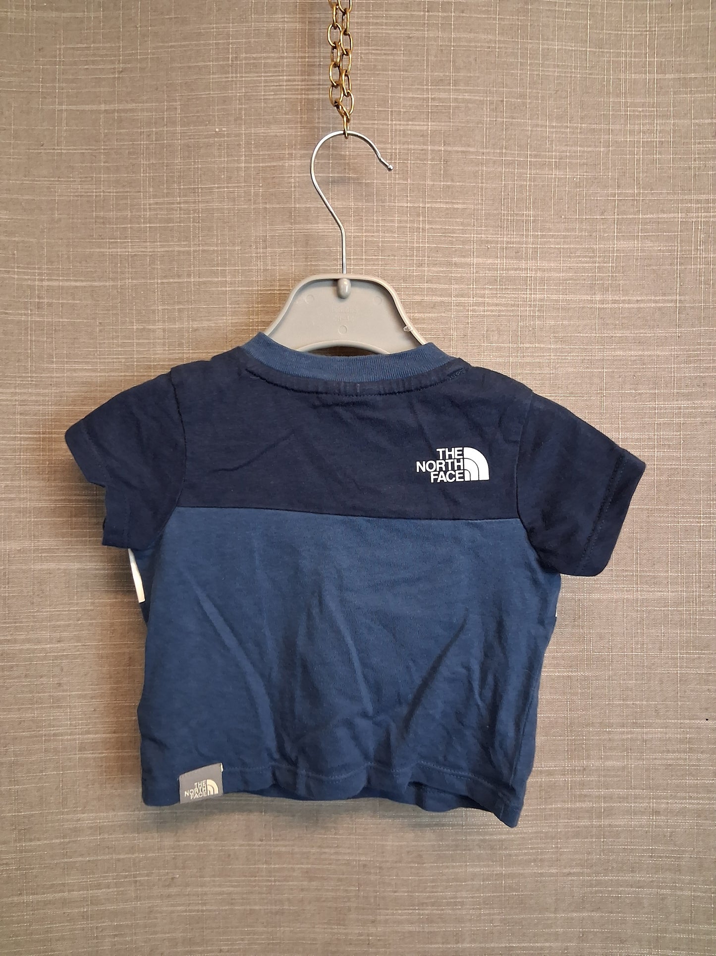 The North Face Boys Blue T-Shirt Short Sleeve Age 0-3 Months