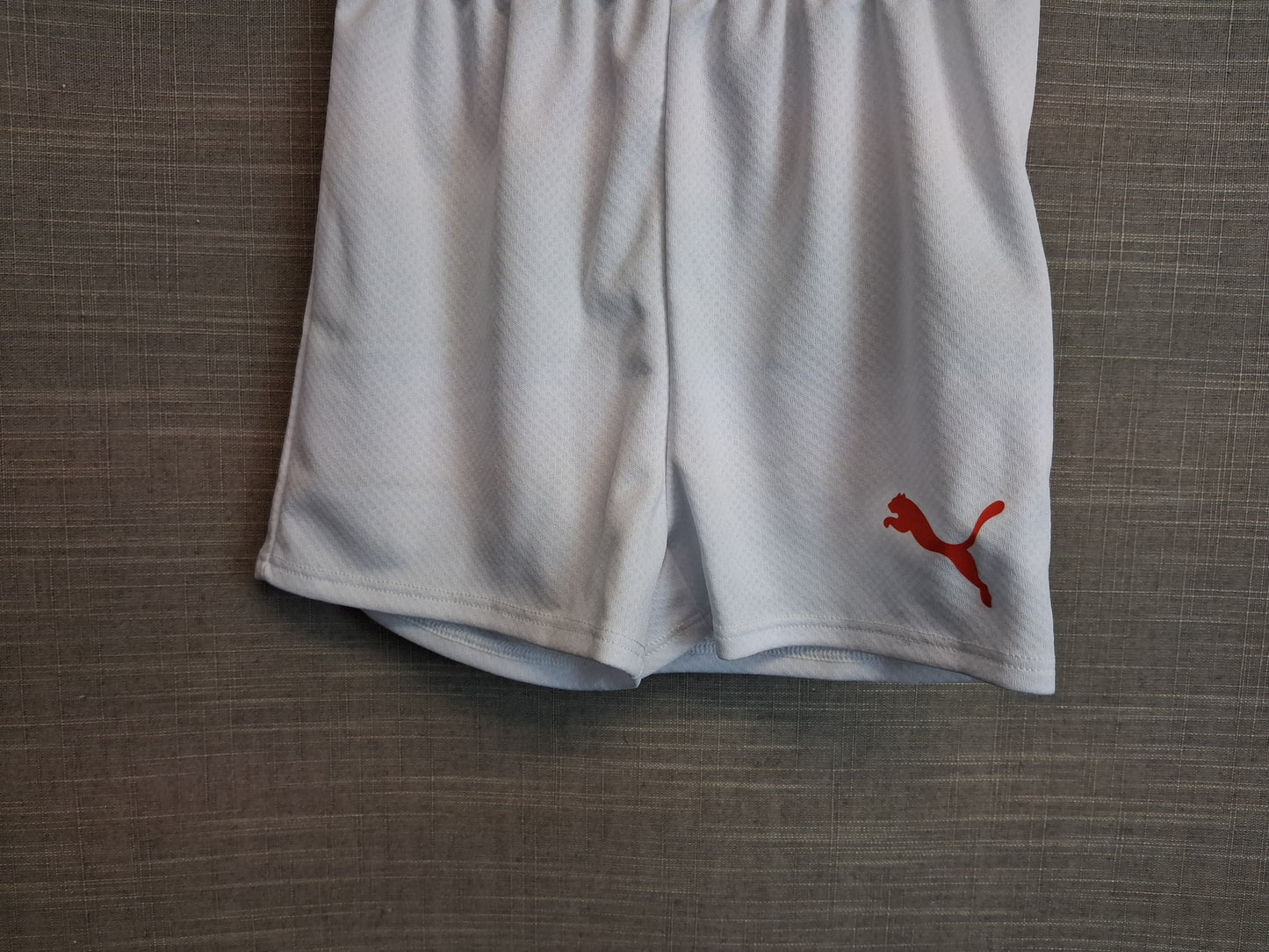 Puma Boys White Sports Shorts Age 12-18 Months