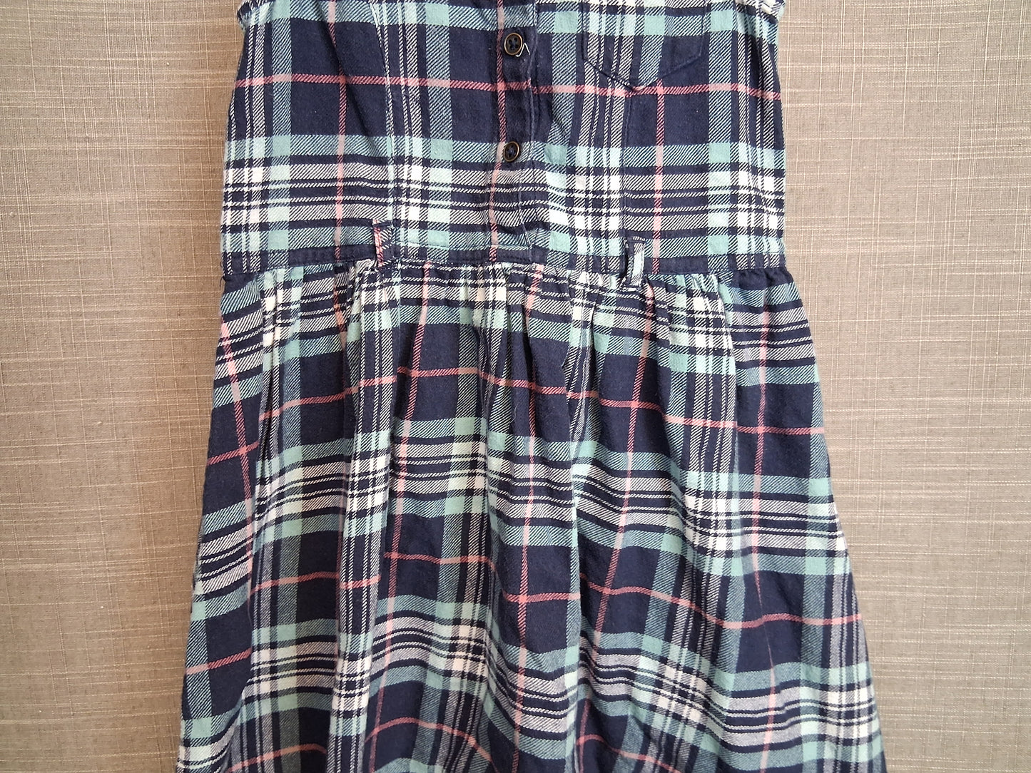 George Girls Check Multicolour Sleeveless Dress Age 3-4 Years
