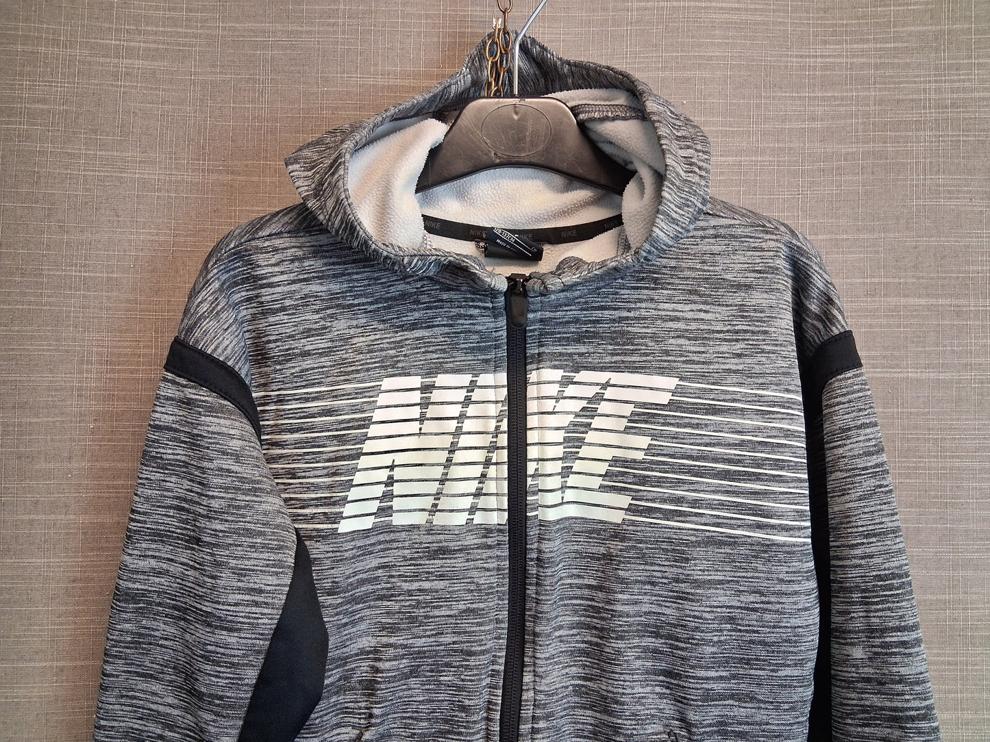 Nike Boys Full Zip Jersey Track Jacket Age 7-8 Years