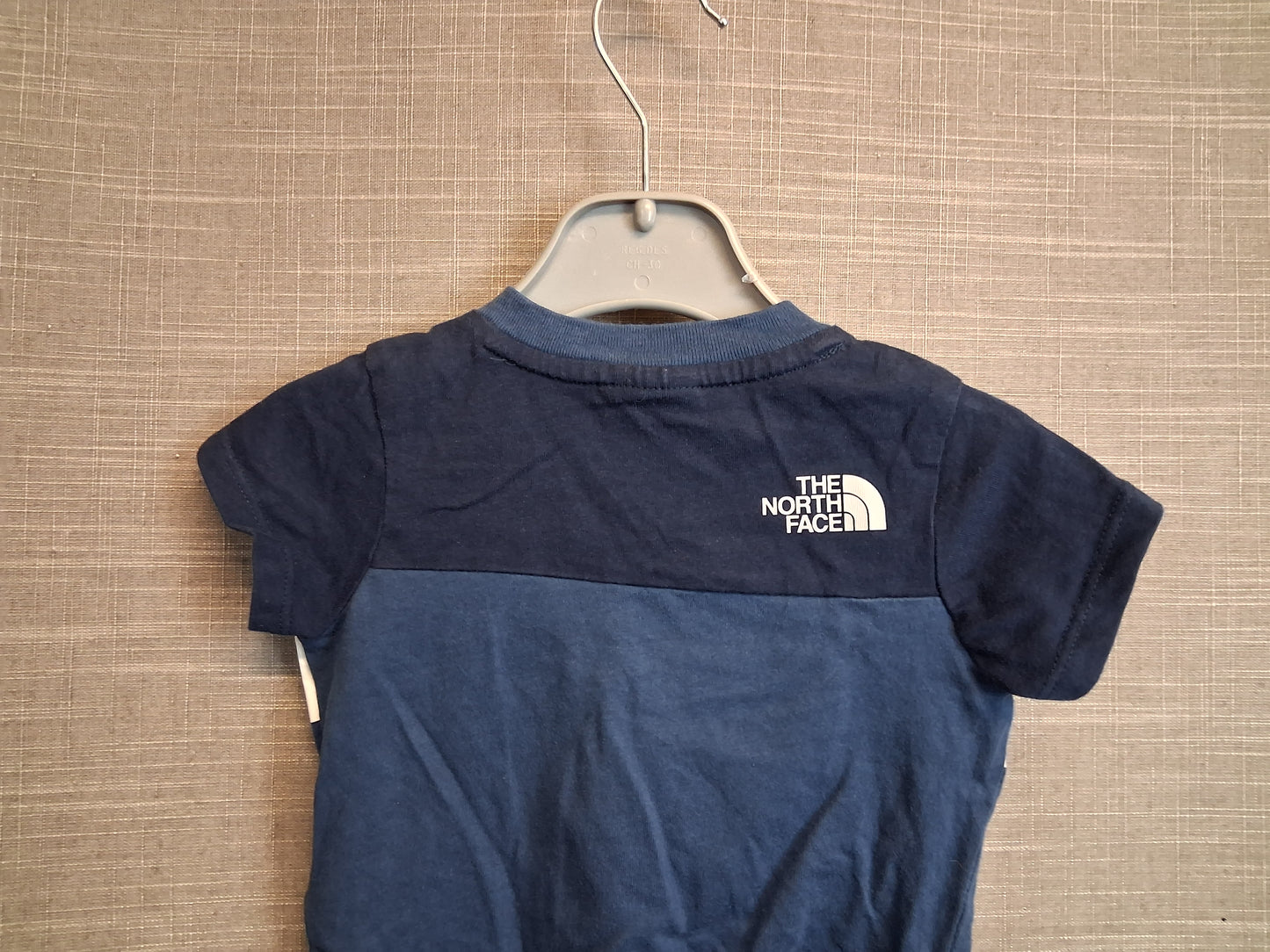 The North Face Boys Blue T-Shirt Short Sleeve Age 0-3 Months