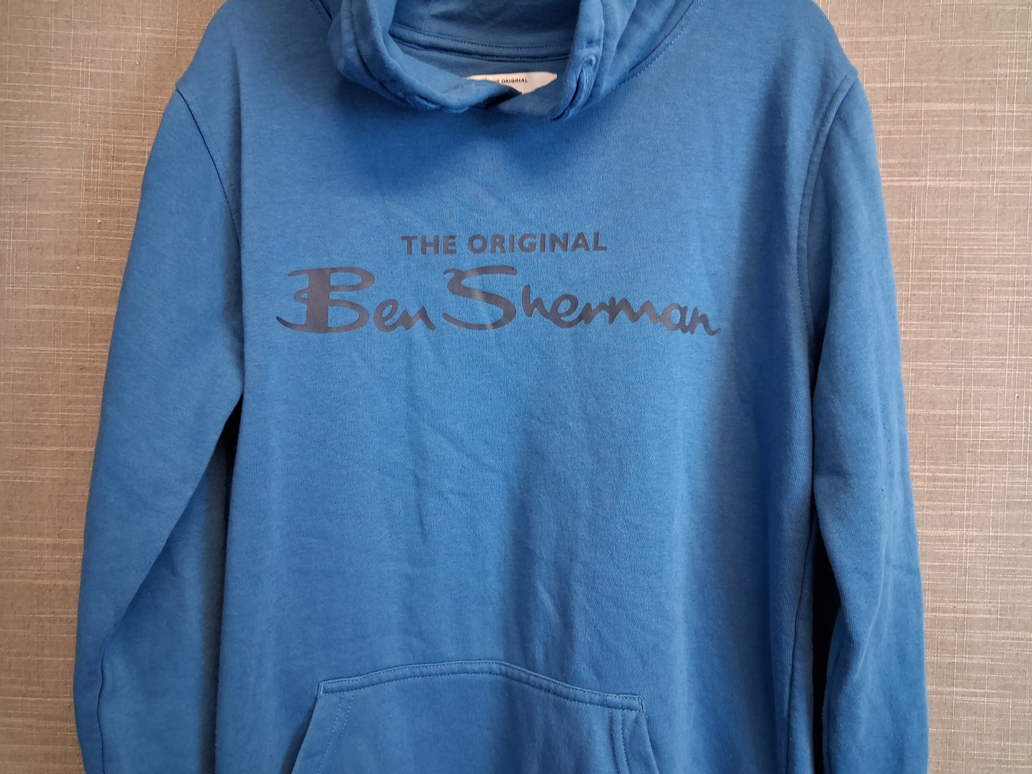 Ben Sherman Boys Blue Hoodie Age 12-13 Years