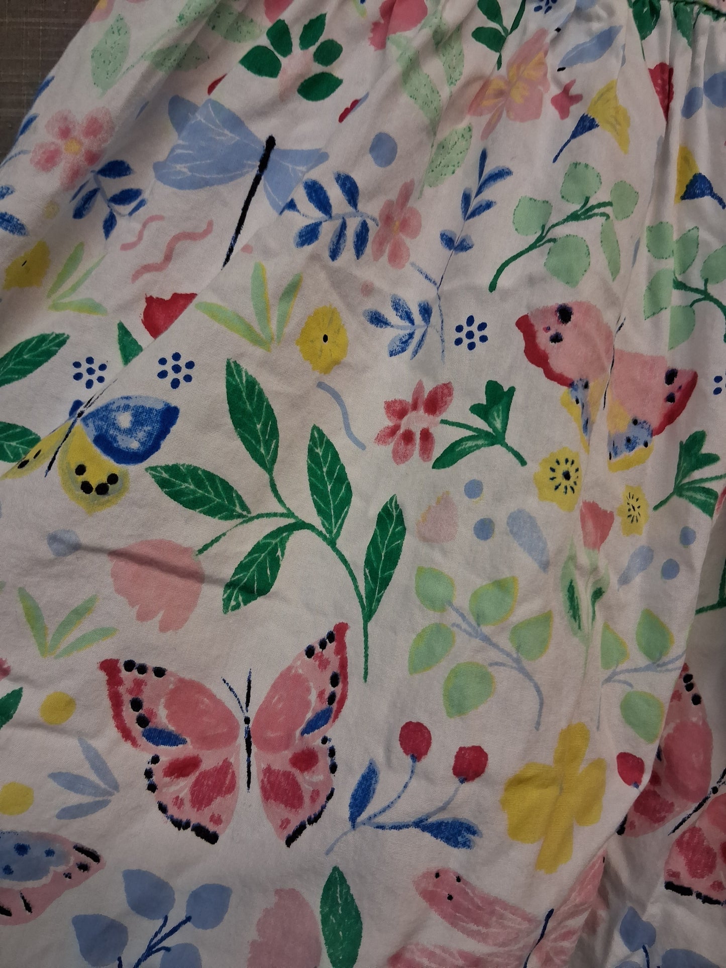 Nutmeg Girls Floral A Line Summer Dress Age 6-7 Years
