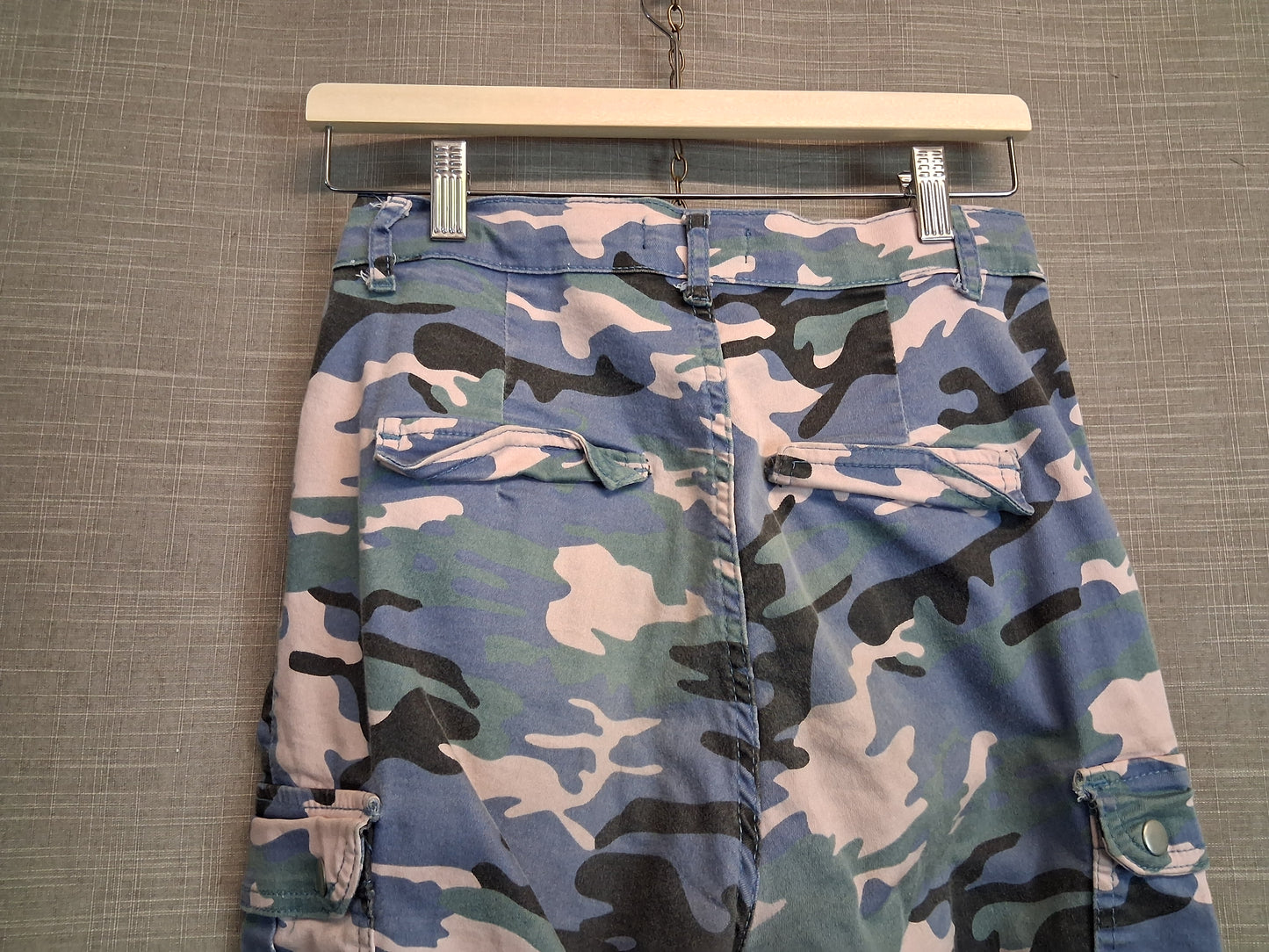 Select Girls Cargo Trousers Blue Mix Age 14 Years