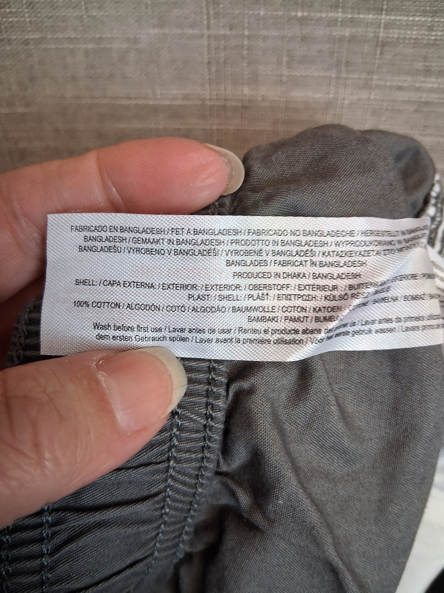 Primark Boys Grey Shorts Age 10-11 Years