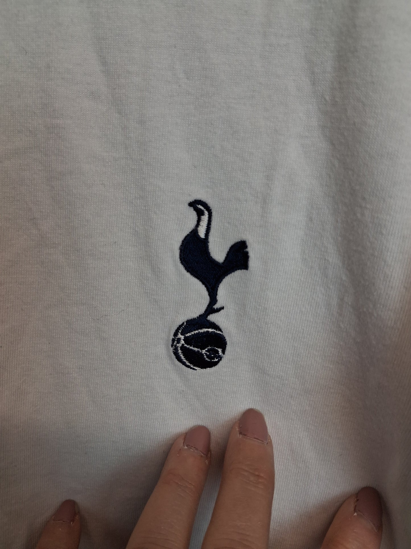 Tottenham Hotspur Boys White T-Shirt Short Sleeve Age 13-14 Years
