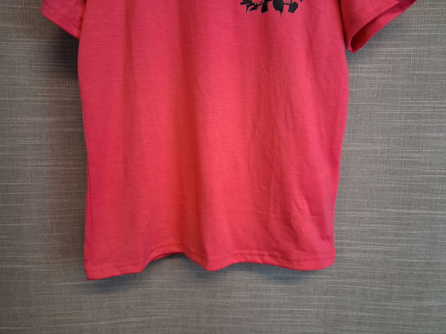 Shein Girls Pink Cute but Feral T-Shirt Age 7 Years Short Sleeve