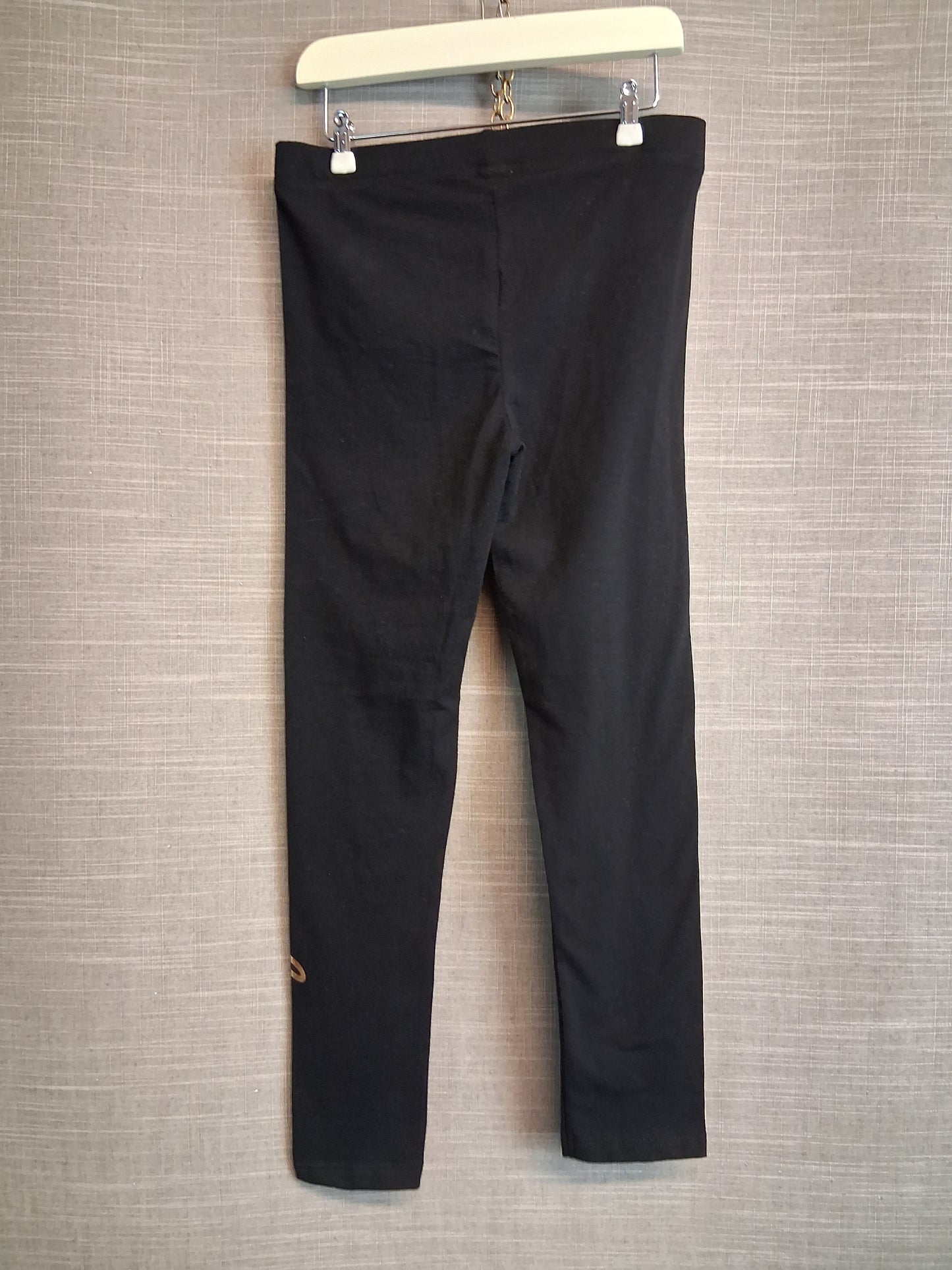 River Island Girls Black Leggings Jersey Age 7-8 Years