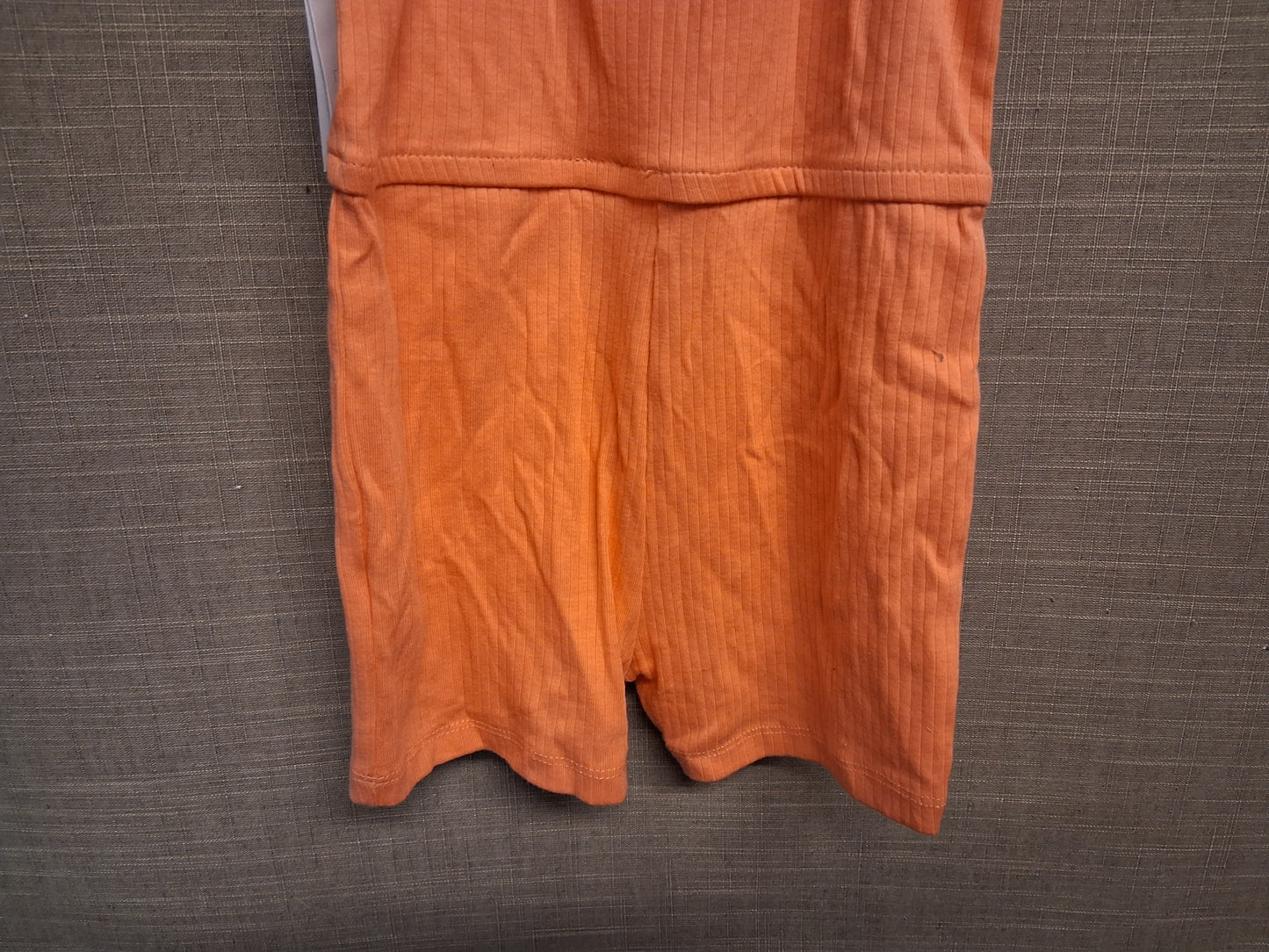 Primark Girls Short Romper Age 2-3 Years Coral Pink NEW