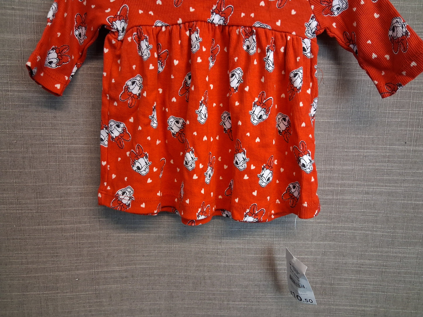 Disney Daisy Duck Jersey Dress Age First Size Red New