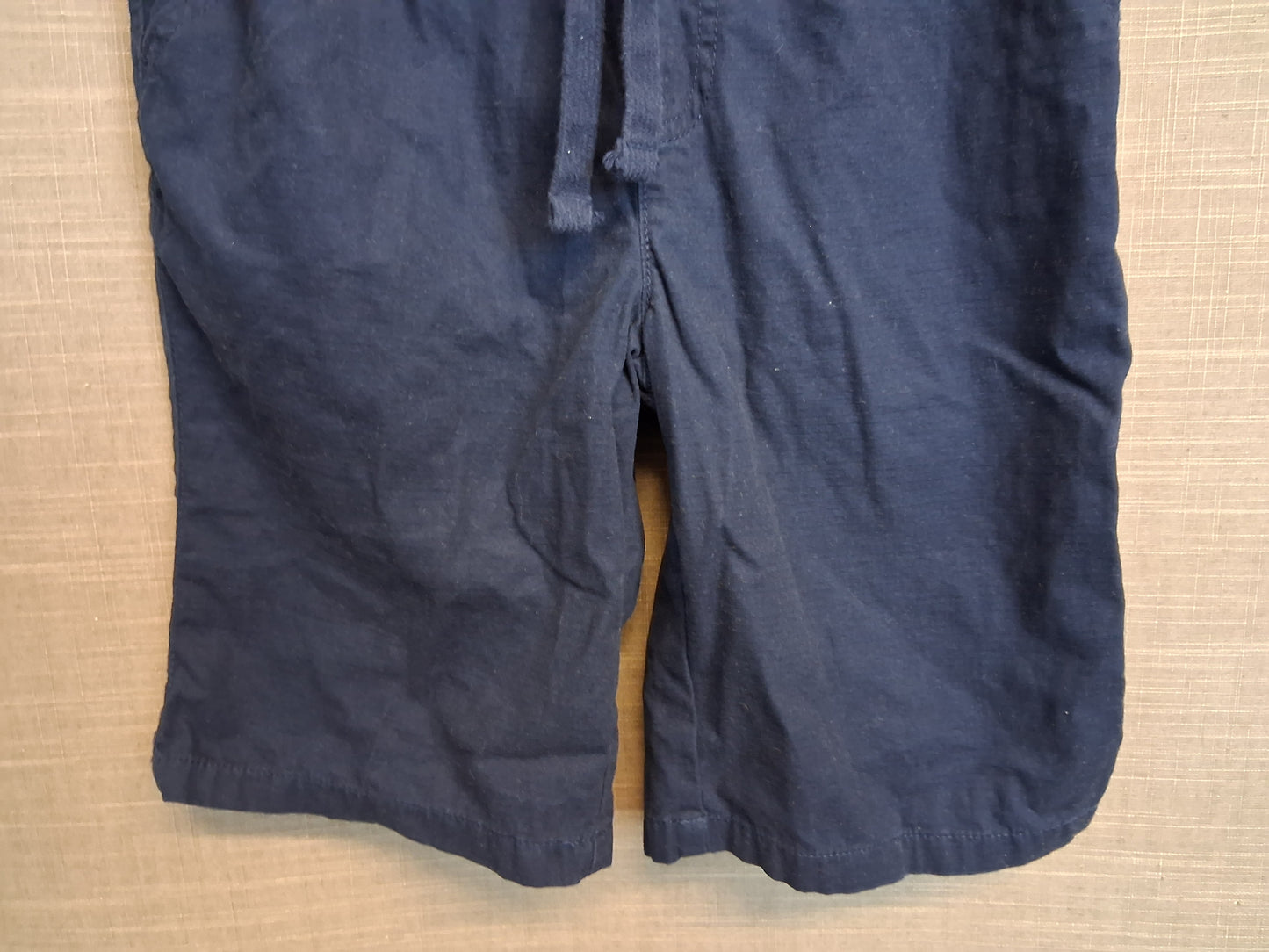 F&F Boys Navy Chino Shorts Age 10-11 Years Elastic Waist