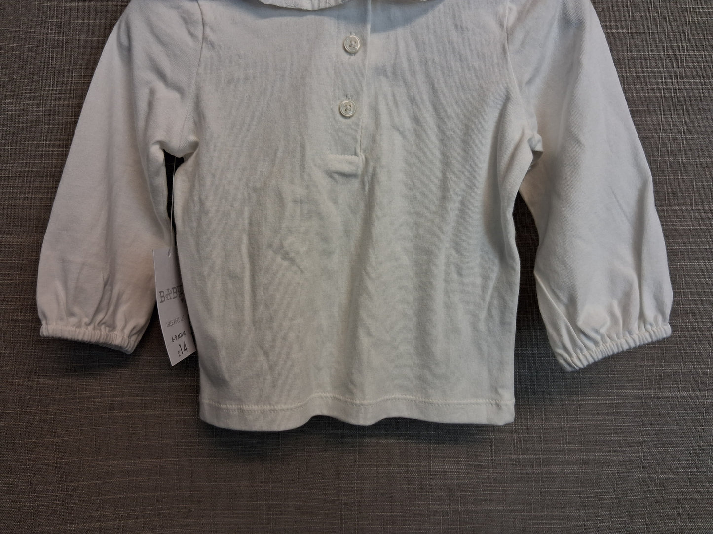 Matalan Girls Long Sleeve Top Age 6-9 Months New
