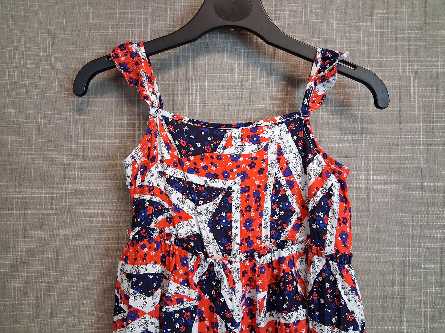 George Girls Union Jack Dress Age 3-4 Years Multicolour New
