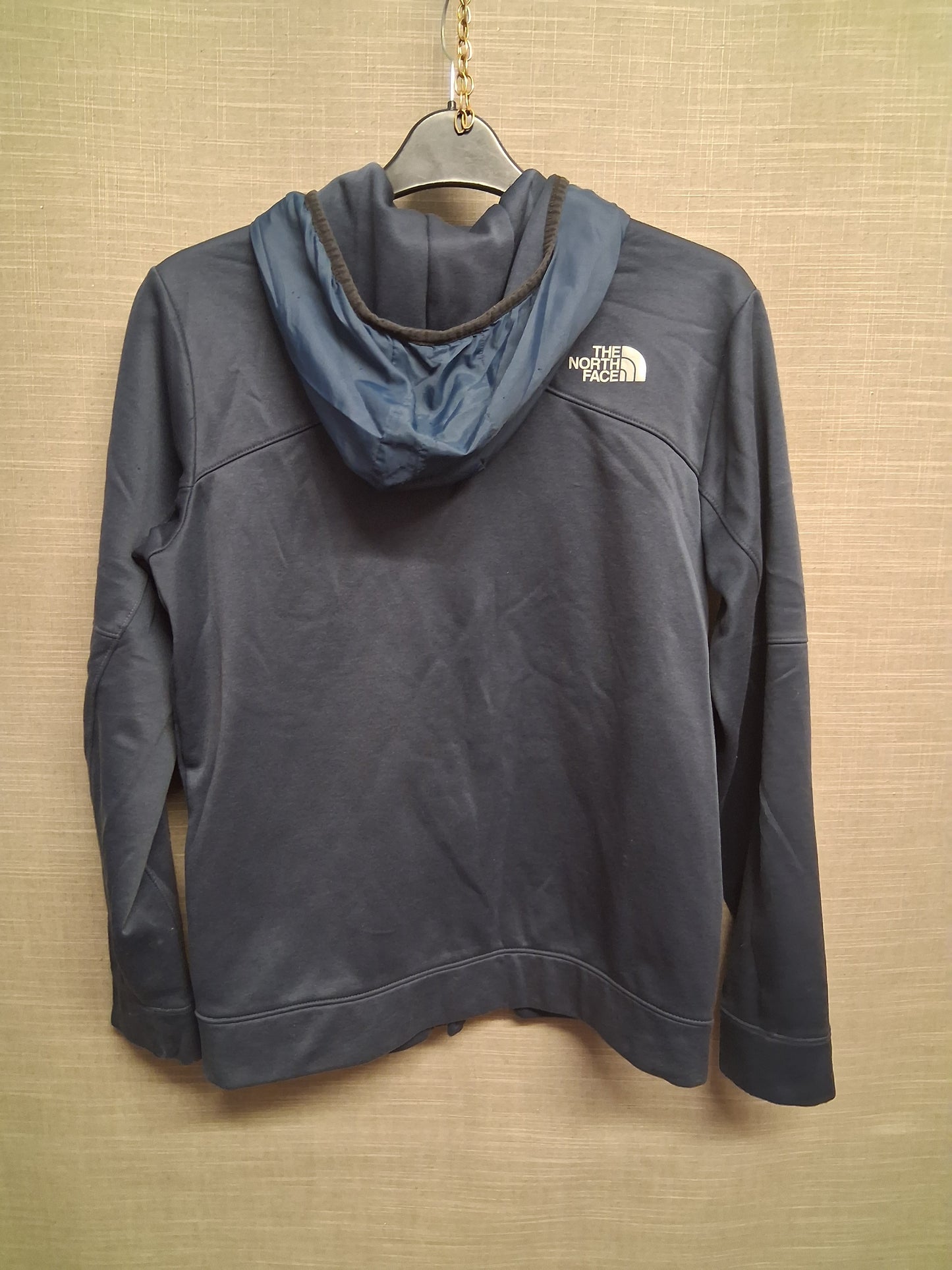 The North Face Boys Blue Full Zip Hoodie Jacket Read Description