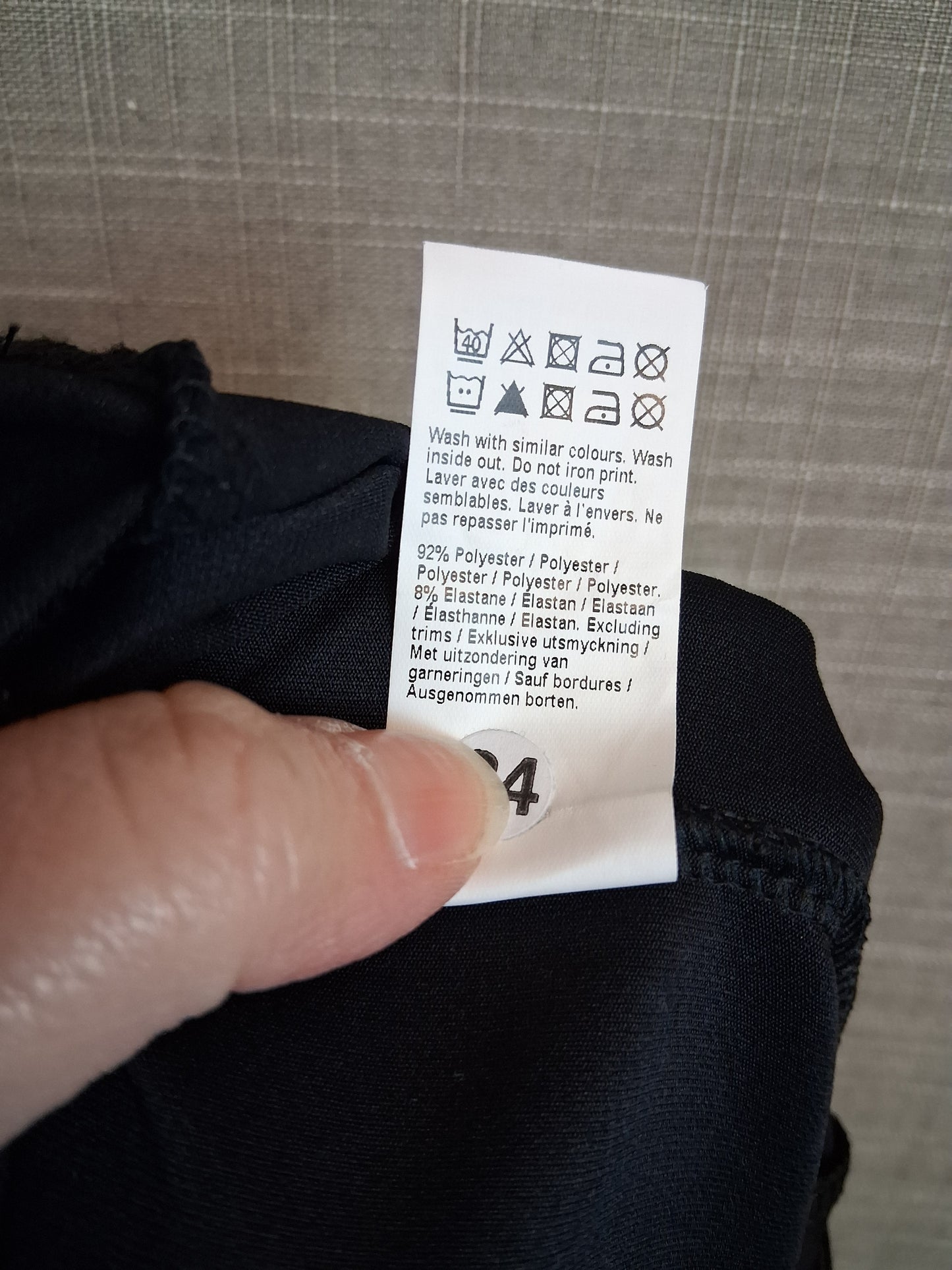 River Island Midi Skirt Black Stretch Age 5-6 Years