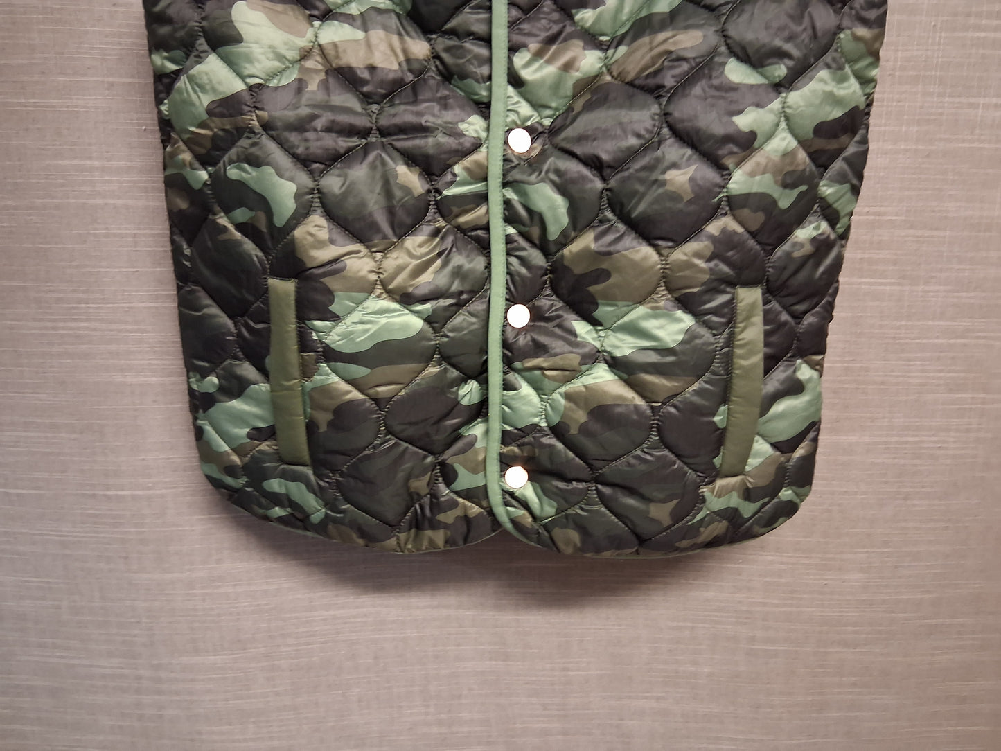 Marks & Spencer Green Camouflage Boys Bodywarmer Gilet Age 13-14 Years NWOTS