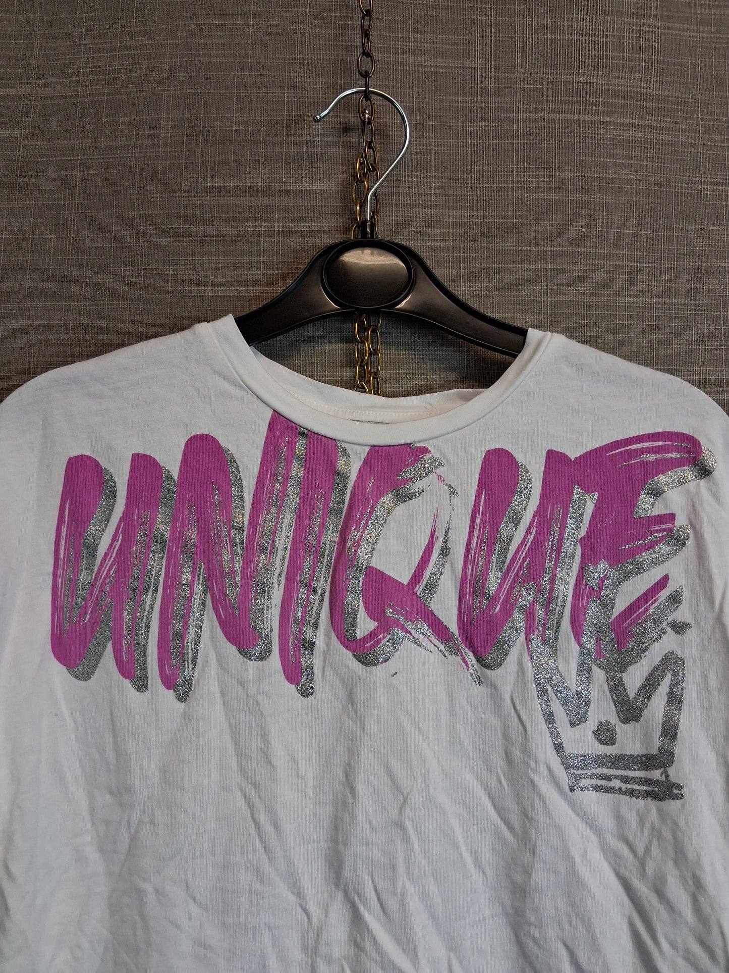 River Island Girls Cropped T-Shirt Short Sleeve Age 9-10 Years
