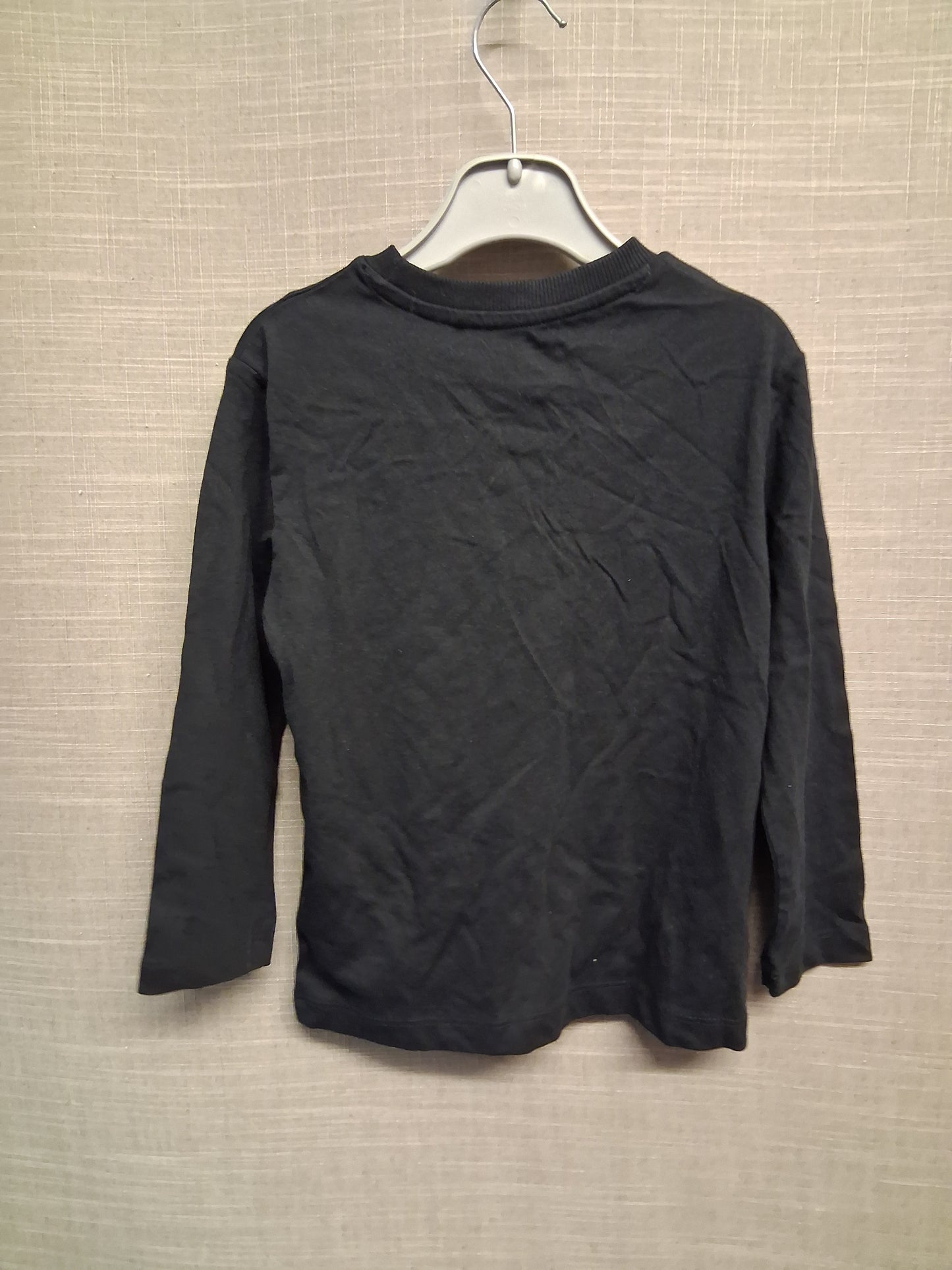 Next Boys Black Long Sleeve T-Shirt Age 3 Years New