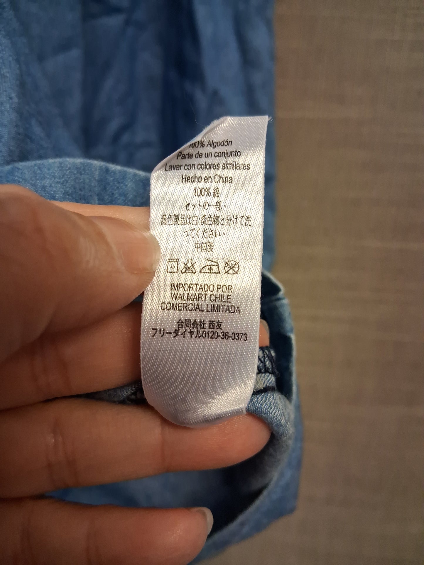 George Girls Denim Blue Dress Short Sleeve Age 5-6 Years