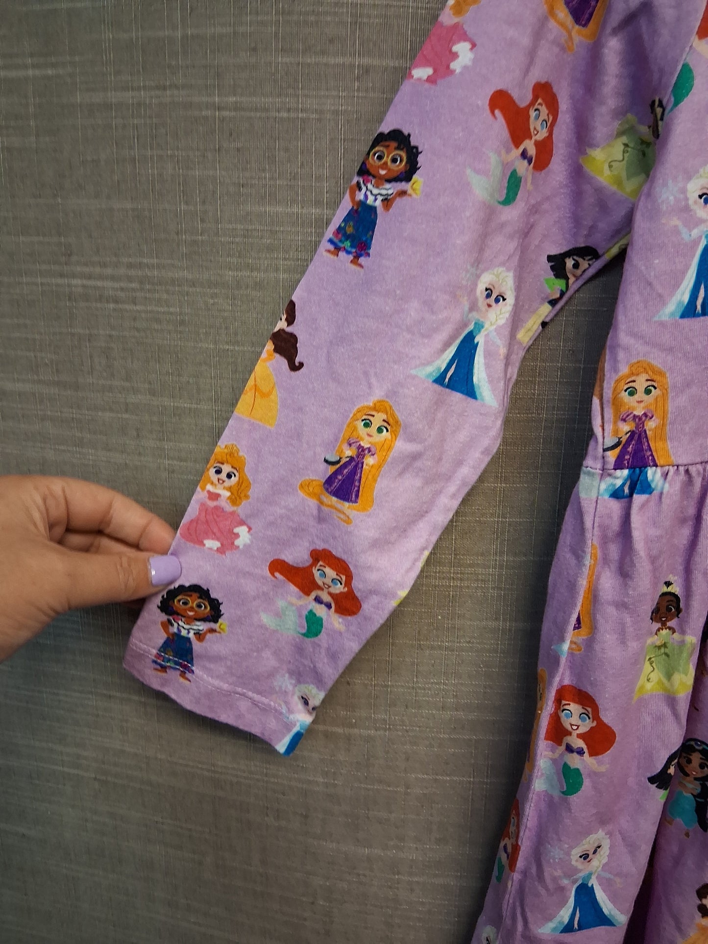 Disney Matalan Lilac Princess Character Dress Long Sleeve Jersey Age 8 Years
