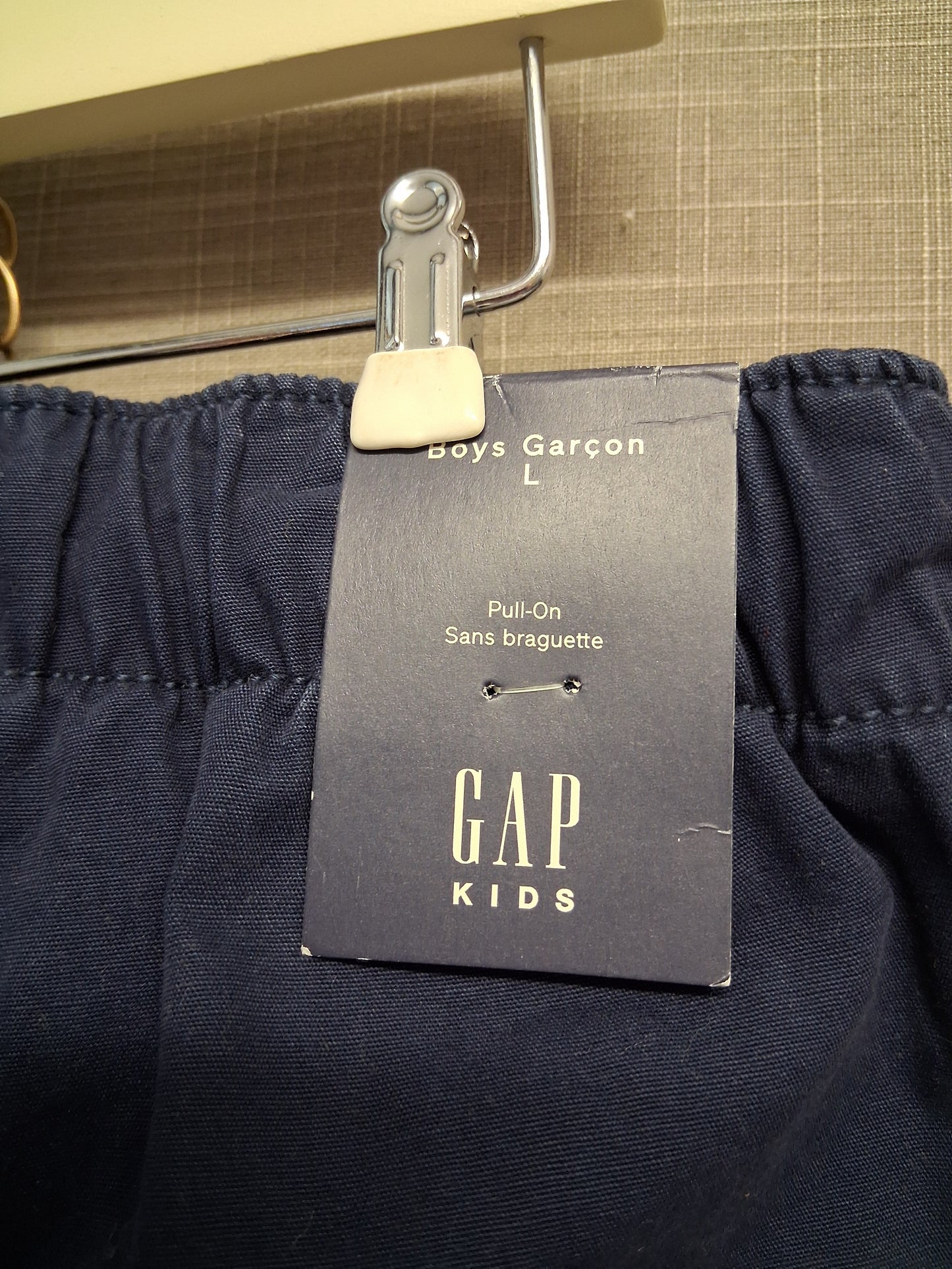 GAP Boys Blue Pull On Braguette Trousers Age 10 Years New