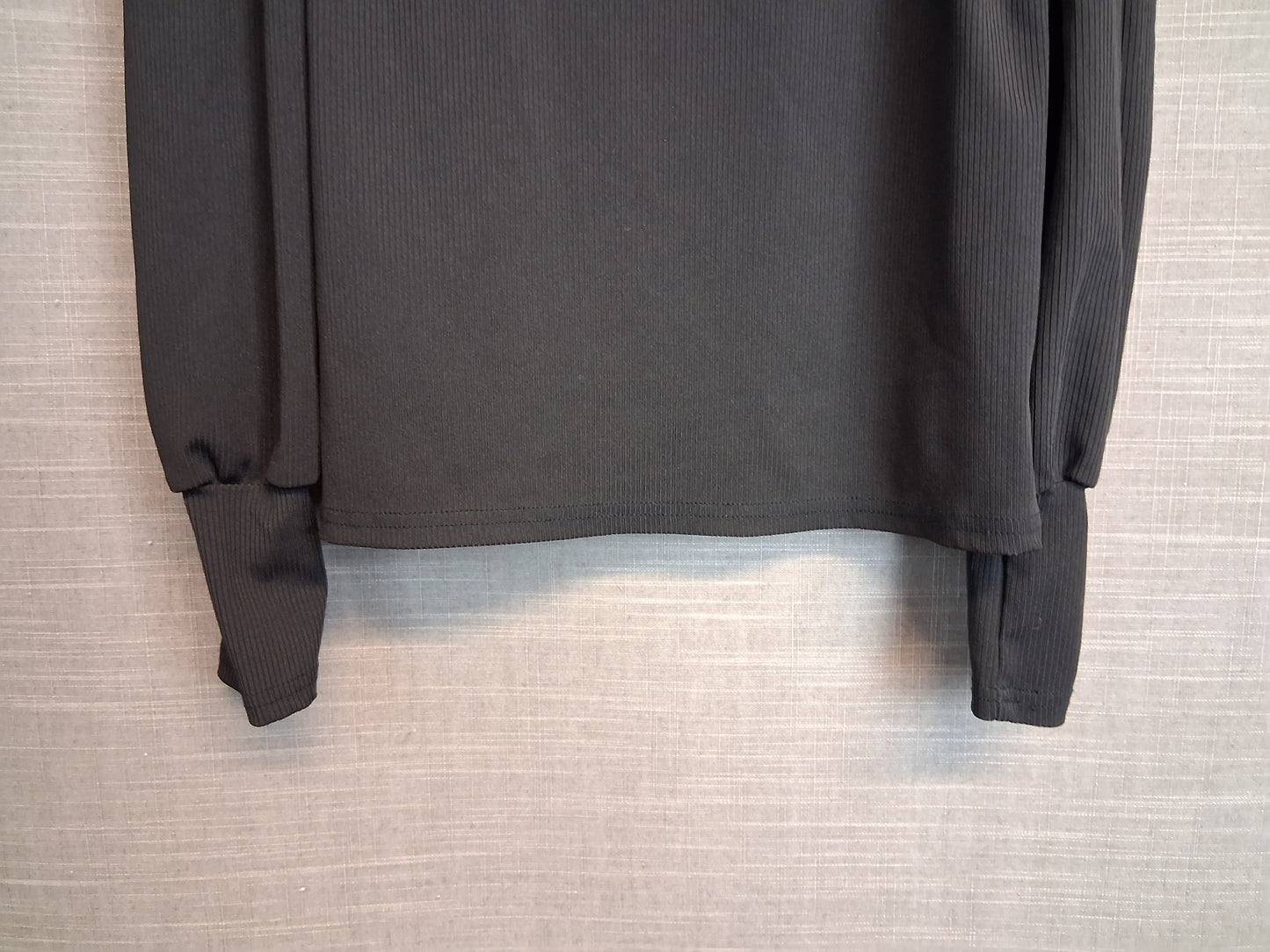 Shein Girl Black Long Sleeve Top High Neck Age 13 Years
