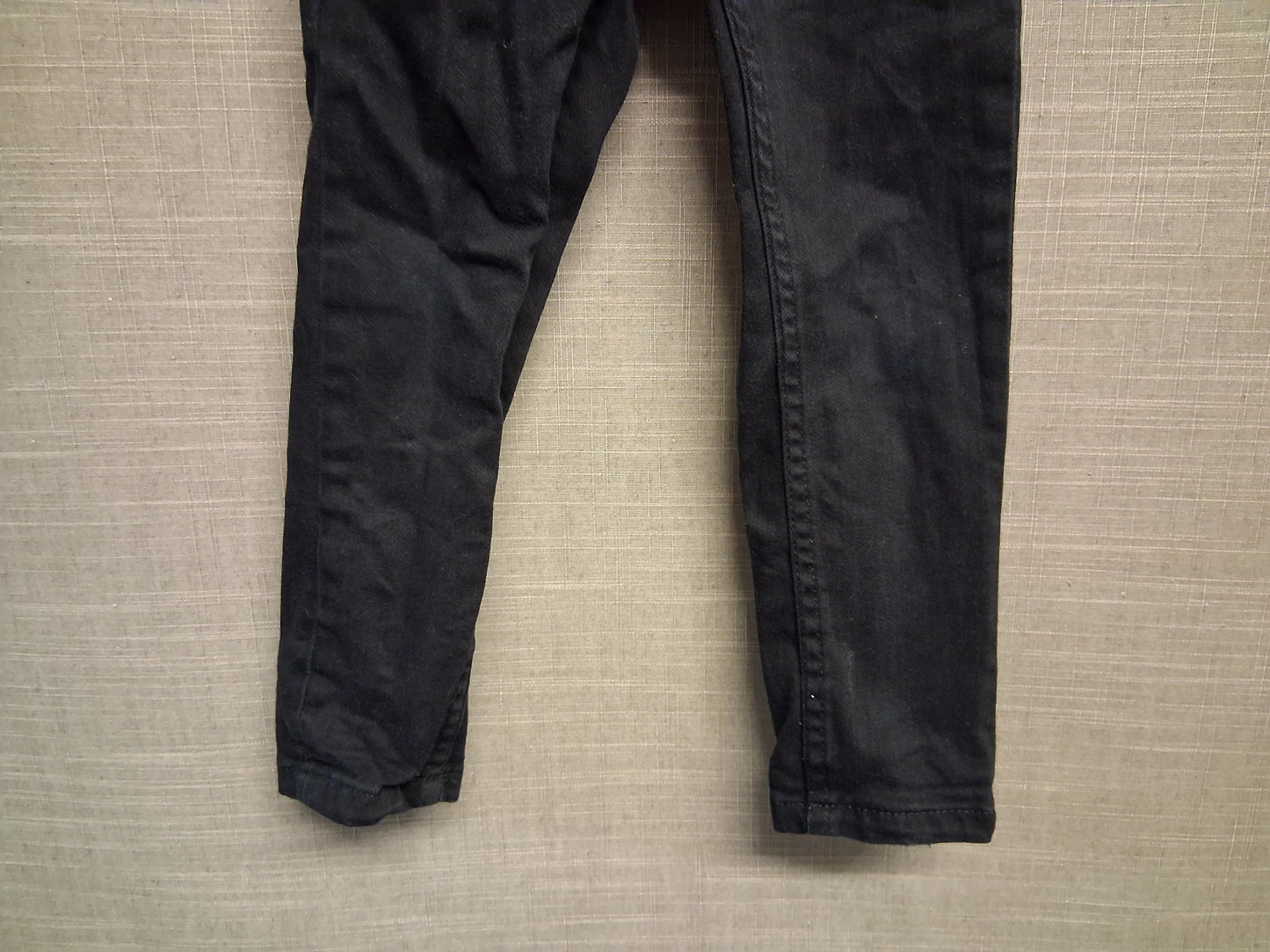 Next Boys Black Skinny Denim Jeans Adjustable Waist Age 3 Years