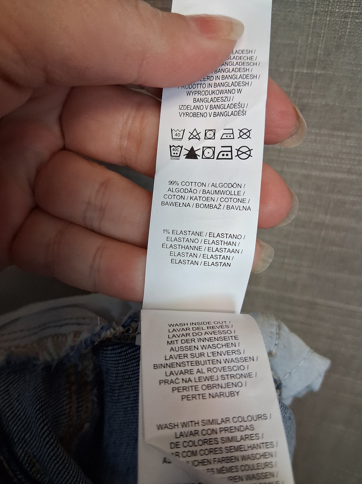 Primark Girls Denim Shorts Age 11-12 Years