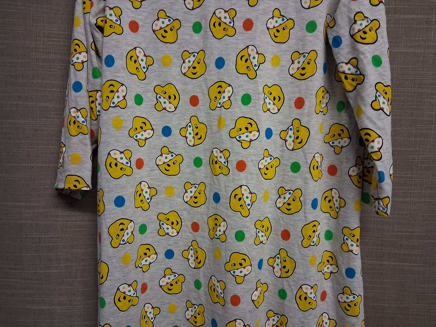 George Ladies/Teen "Pudsey" Children in Need A Line Dress 3/4 Sleeve Size S