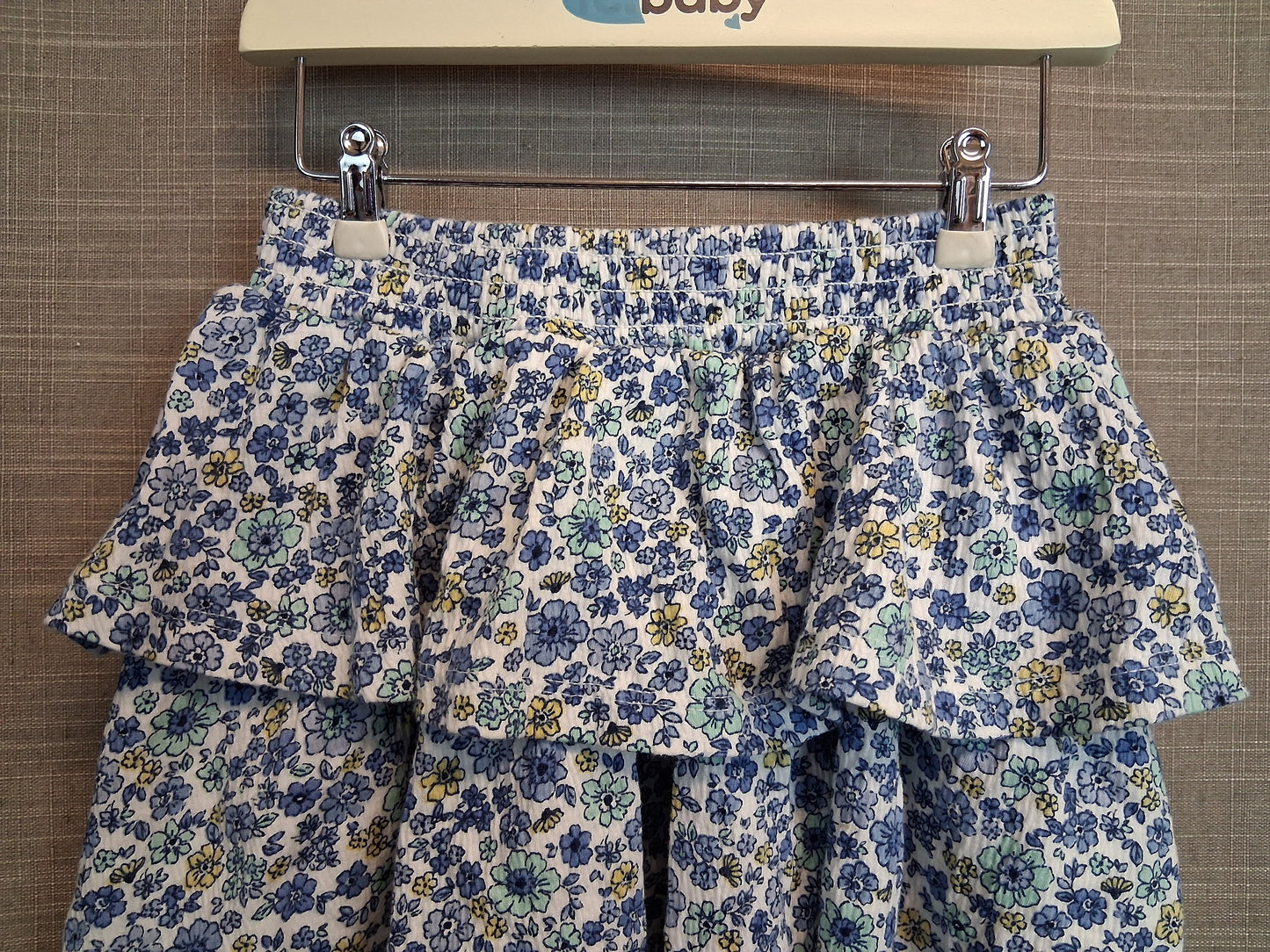 Peacocks Blue Floral RaRa Skirt Age 2-3 Years
