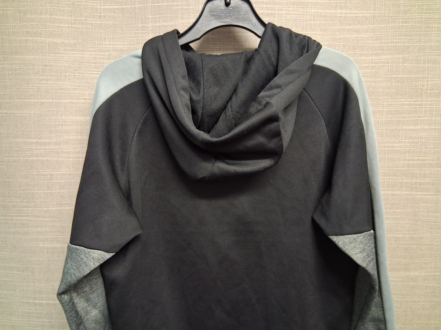 Mckenzie Boys Black Grey Half Zip Hoodie Age 10-12 Years