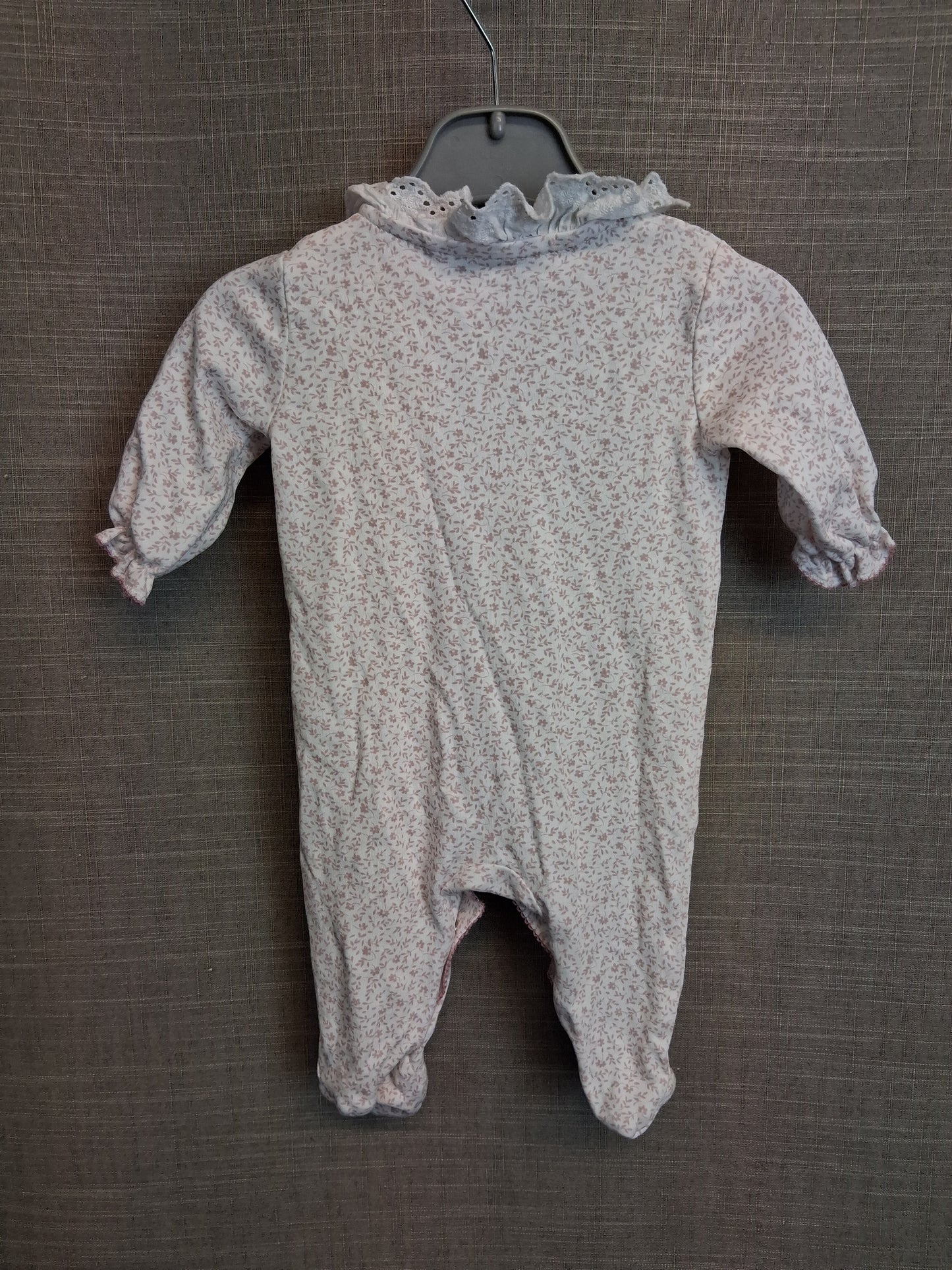 Next Girls Multicolour Bunny Floral Sleepsuit Romper Age Newborn